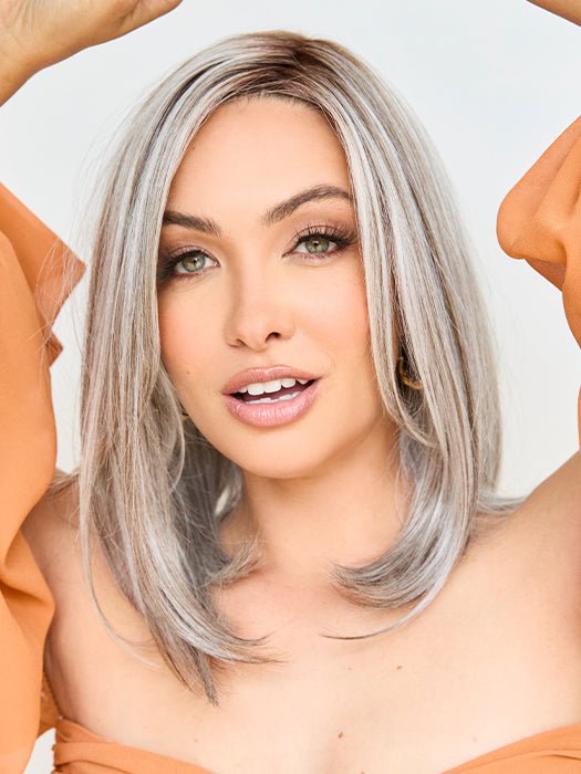 Davina Synthetic Lace Front Wig with Pre-Plucked Hairline & Natural Parting - Perfect for Daily Wear, Cosplay & Special Occasions