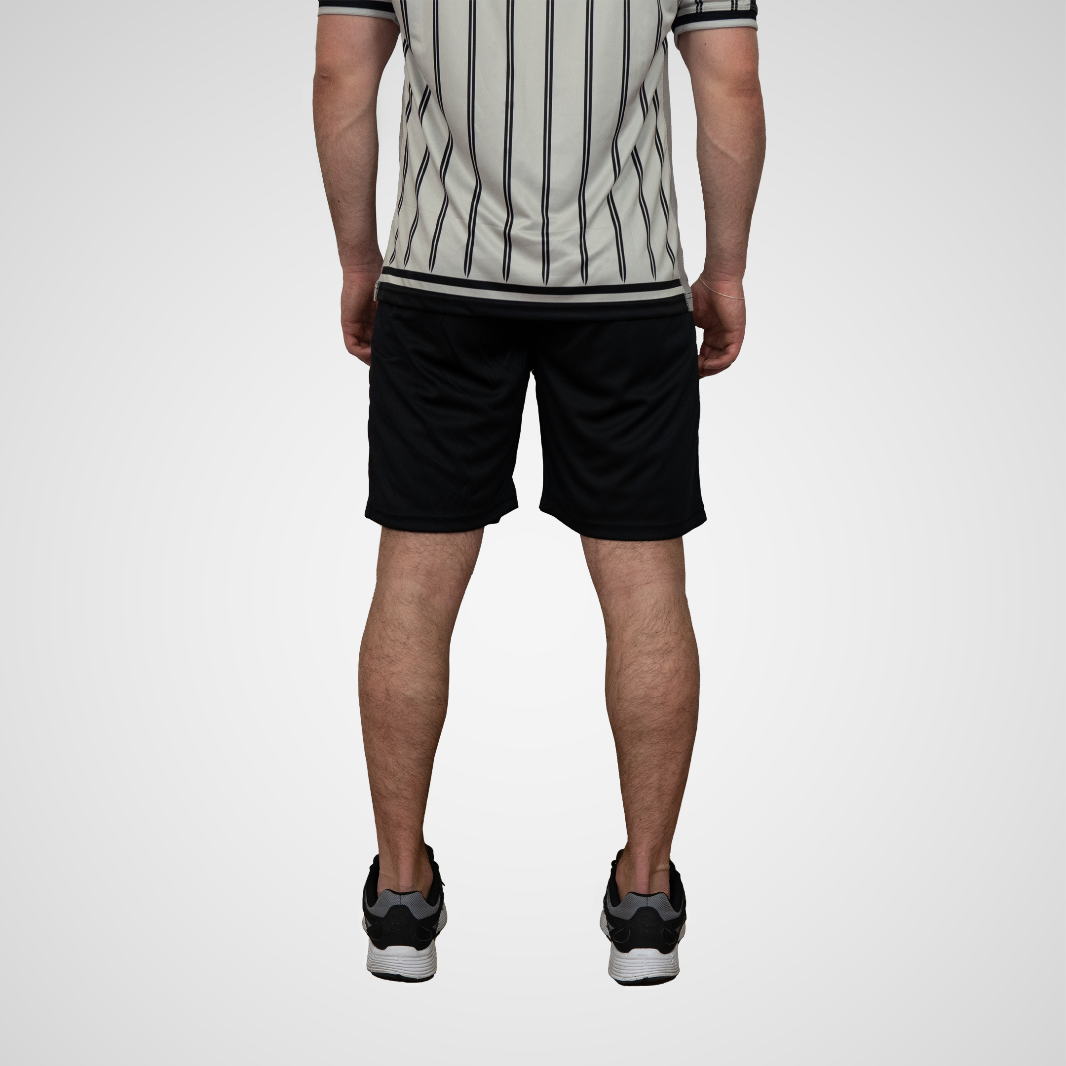 Brooklyn FC Tritone Black Soccer Shorts - Men's Athletic Training Shorts for Soccer, Running & Gym Workouts - Lightweight & Breathable Fabric