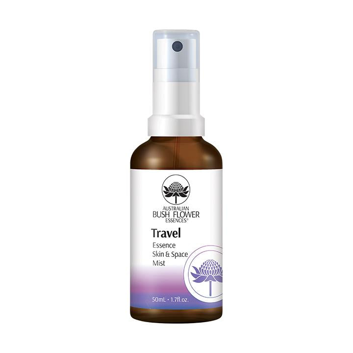 Australian Bush Flower Travel Organics Mist - Natural Aromatherapy Spray for Stress Relief & Relaxation | Perfect for Travel, Yoga, Meditation & Home Use