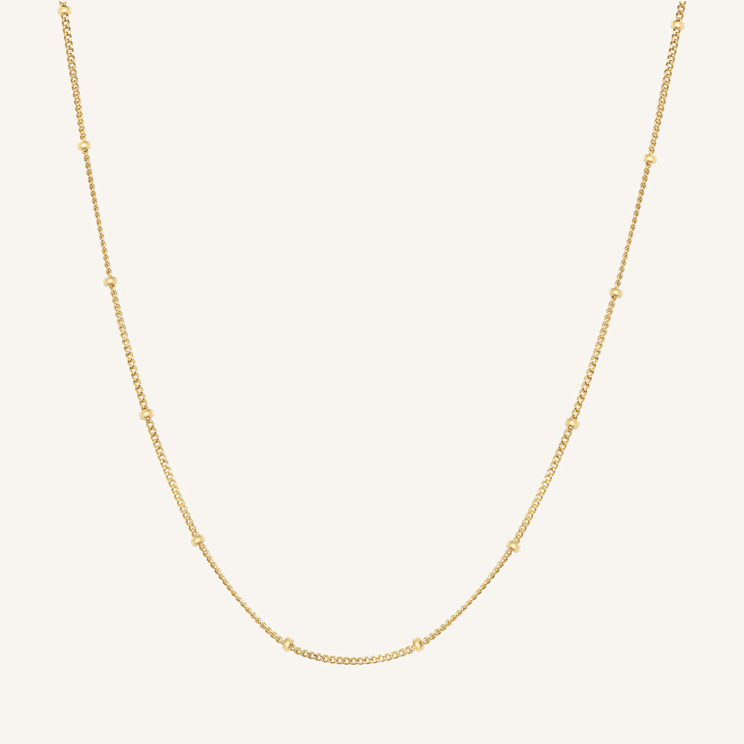 50cm Stylish Bobble Chain Necklace for Women - Trendy Layered Jewelry for Casual & Party Outfits