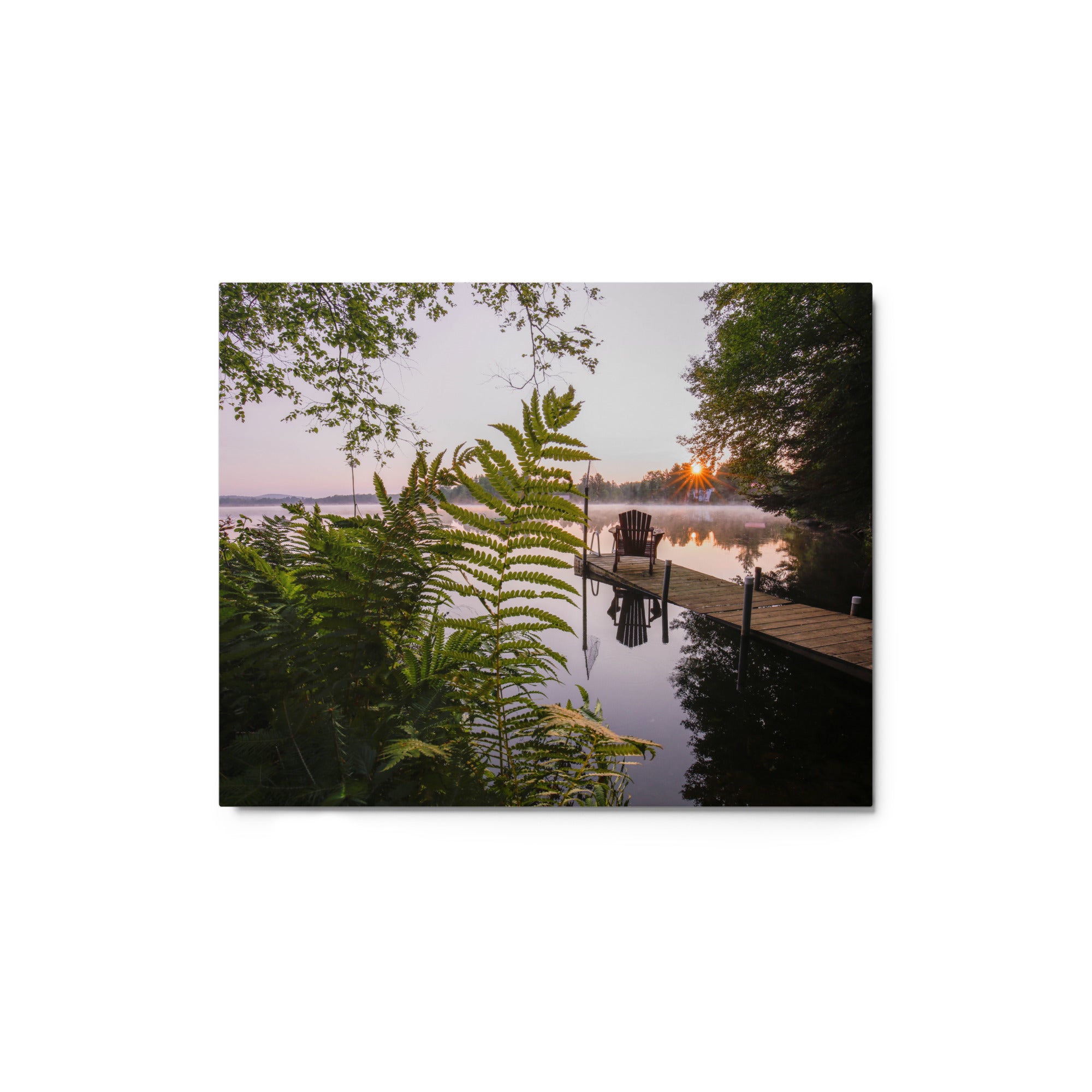 Summer Sunrise Metal Print Wall Art - High-Quality Durable Metal Poster for Home & Office Decor - Perfect for Living Room, Bedroom, or Office Wall Decor