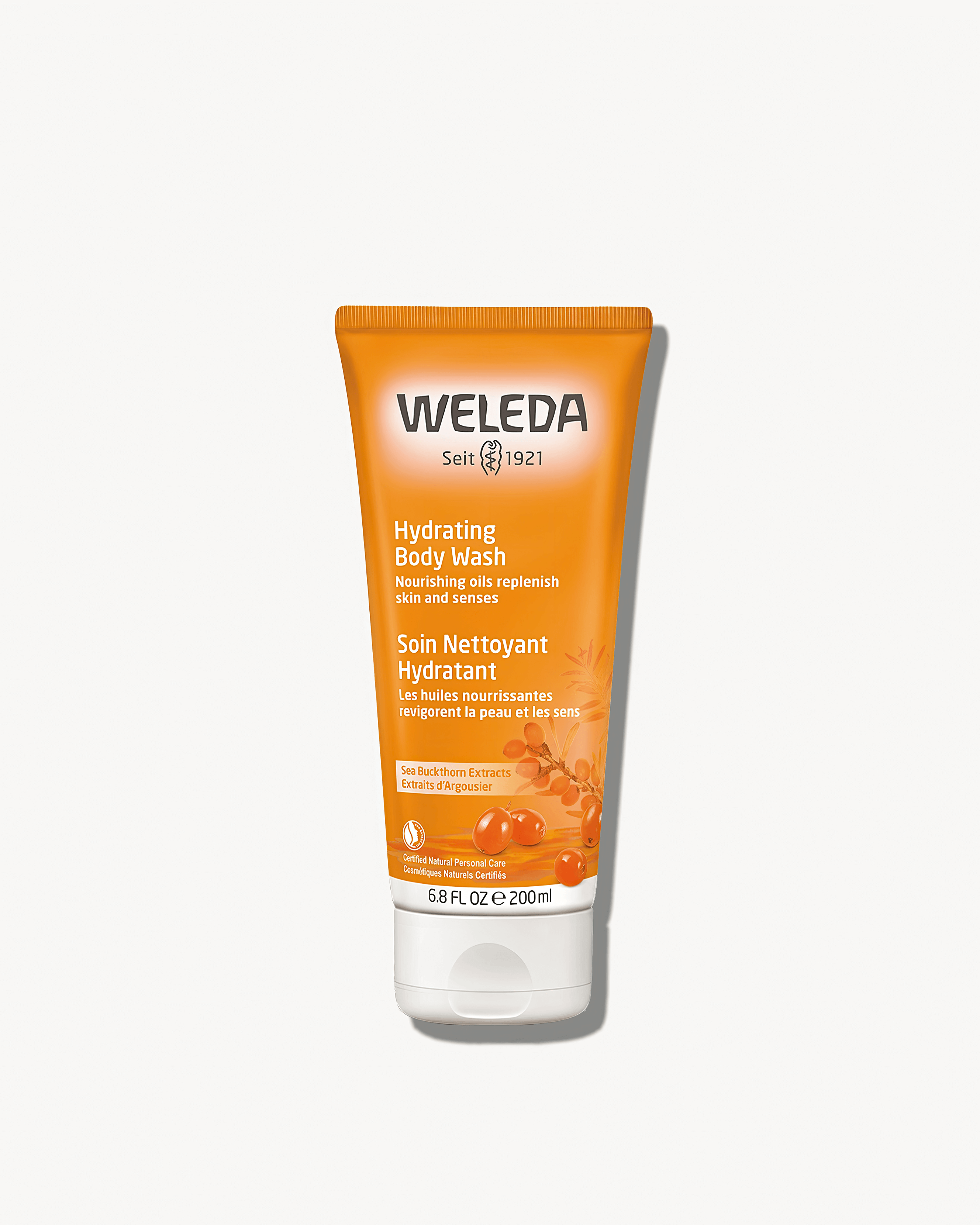 Sea Buckthorn Hydrating Body Wash for Dry Skin - Moisturizing Shower Gel with Natural Ingredients | Perfect for Sensitive Skin & Winter Care Routine