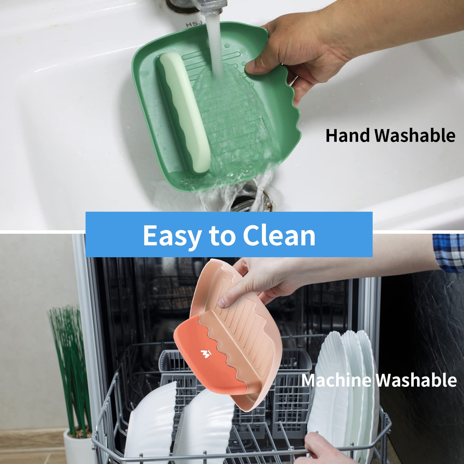 2-Pack Heat-Resistant Spoon & Lid Holder - Drip-Free Utensil Rest for Spoons, Spatulas, Forks & Pot Lids | Countertop & Stove Top Organizer for Neat Kitchen Cooking
