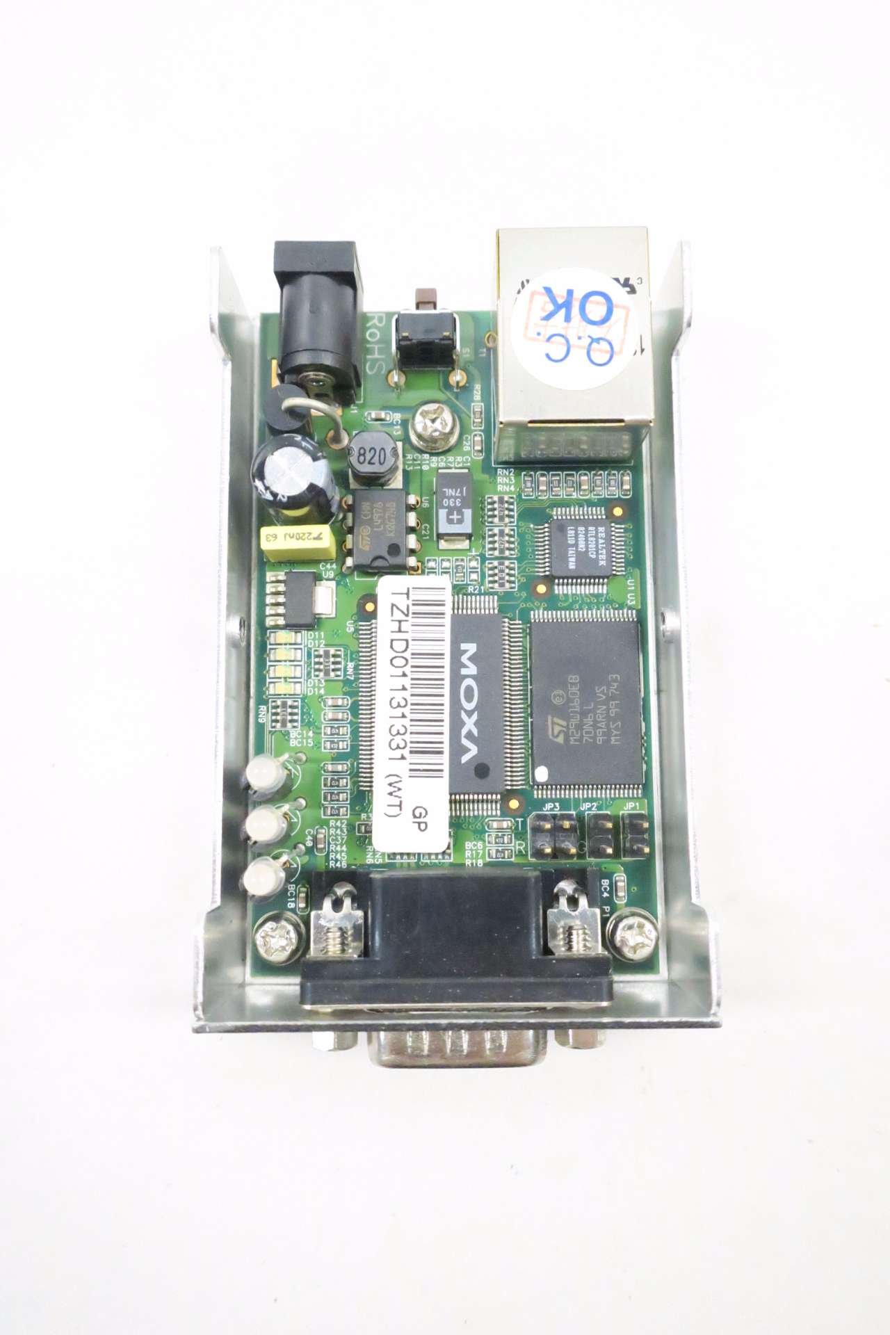 MOXA NPORT 5110 Serial Device Server - 12-48V DC, 200mA, Rev 2.0, RS-232 (D539724) - Industrial Networking Solution for Remote Serial Communication & Automation Control