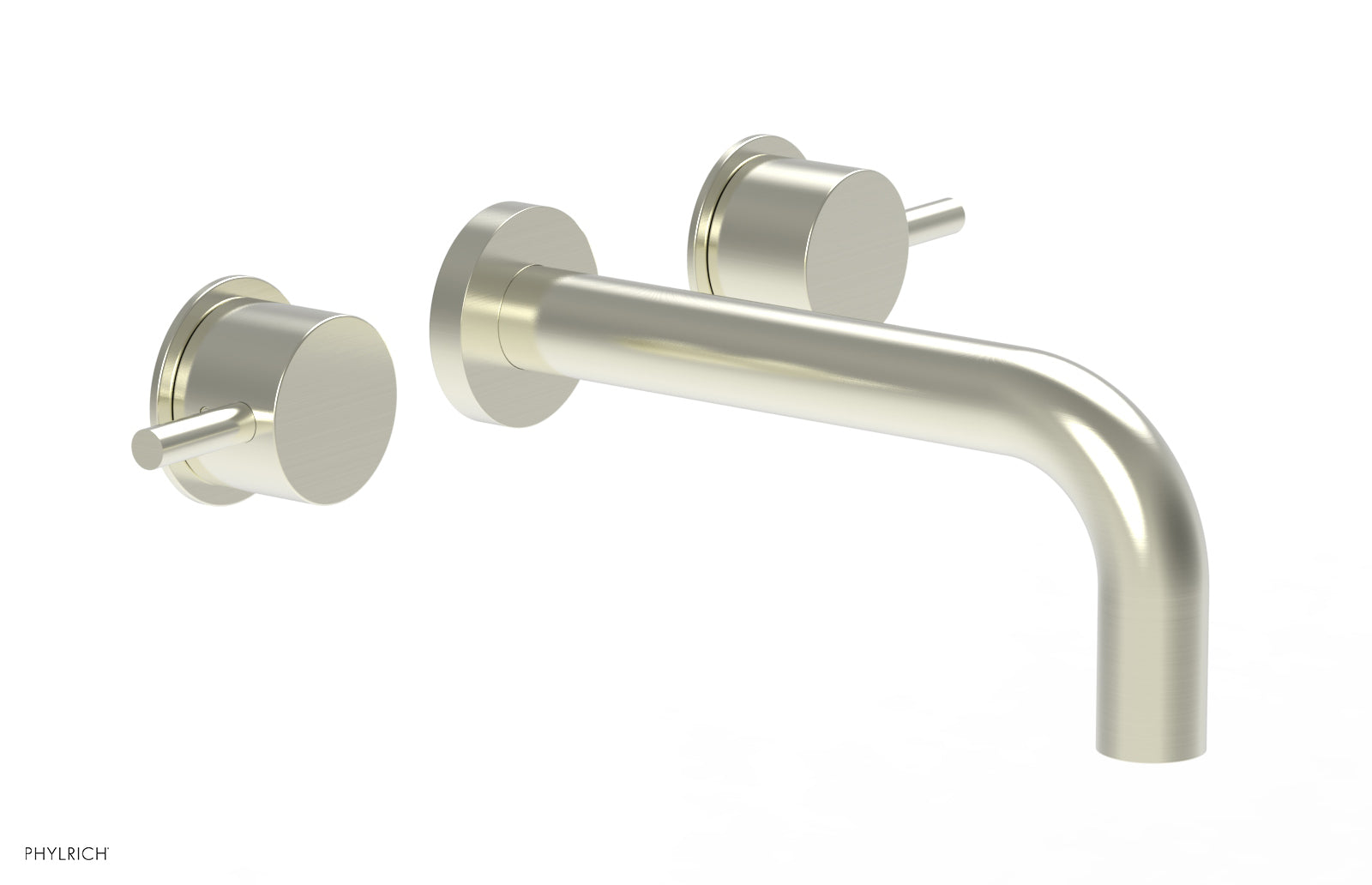 Premium BASIC II Wall-Mounted Lavatory Set 230 14 - Modern Bathroom Sink Faucet for Home & Commercial Use - Perfect for Restrooms, Hotels, and Offices