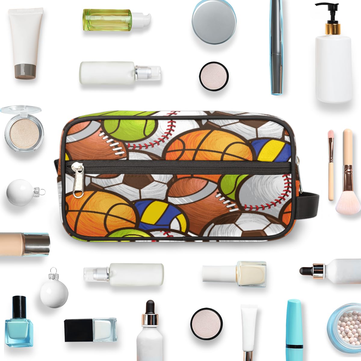 **Waterproof Hanging Toiletry Bag for Men & Boys - Travel Cosmetic Organizer, Shave Dopp Kit, Shower & Bathroom Essentials - Ideal for Gym, Camping & Airplane Carry-On Accessories**