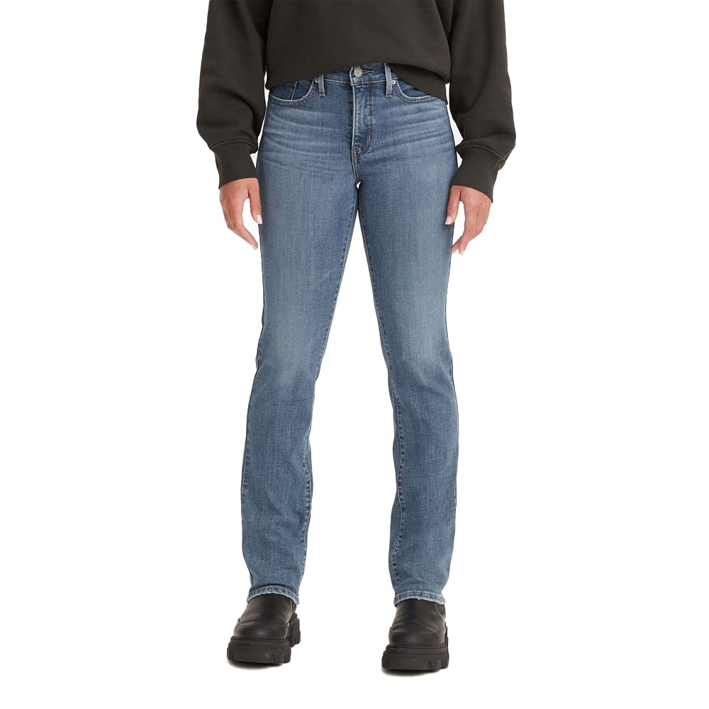 Levi's Women's 314 Shaping Straight Jeans - High Waist Slim Fit Stretch Denim Pants for Everyday Comfort & Style | Perfect for Work, Casual Outings & Date Nights