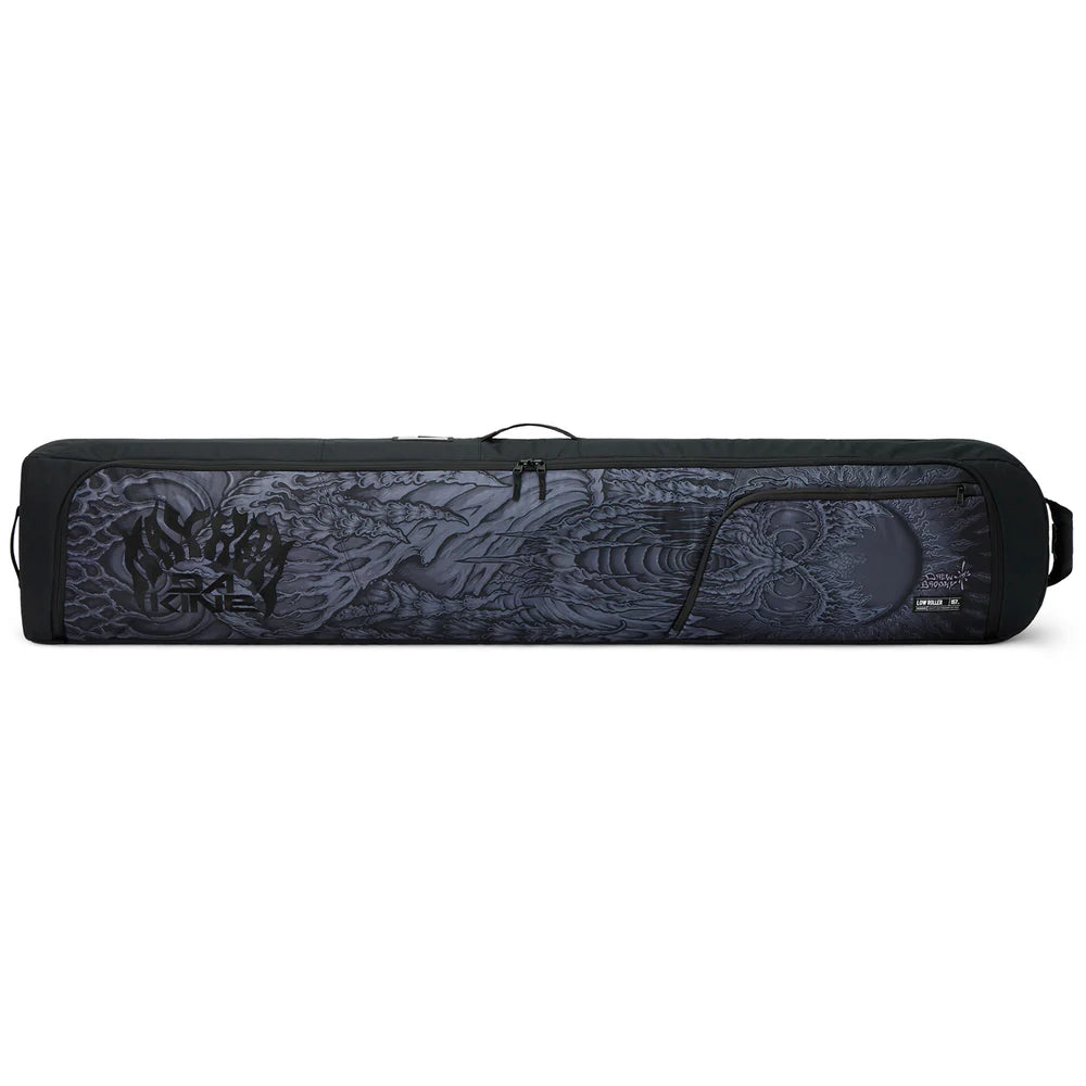 Dakine Low Roller Snowboard Bag 2025 - Waterproof Travel Case for Snowboards up to 165cm - Perfect for Air Travel & Mountain Resorts
