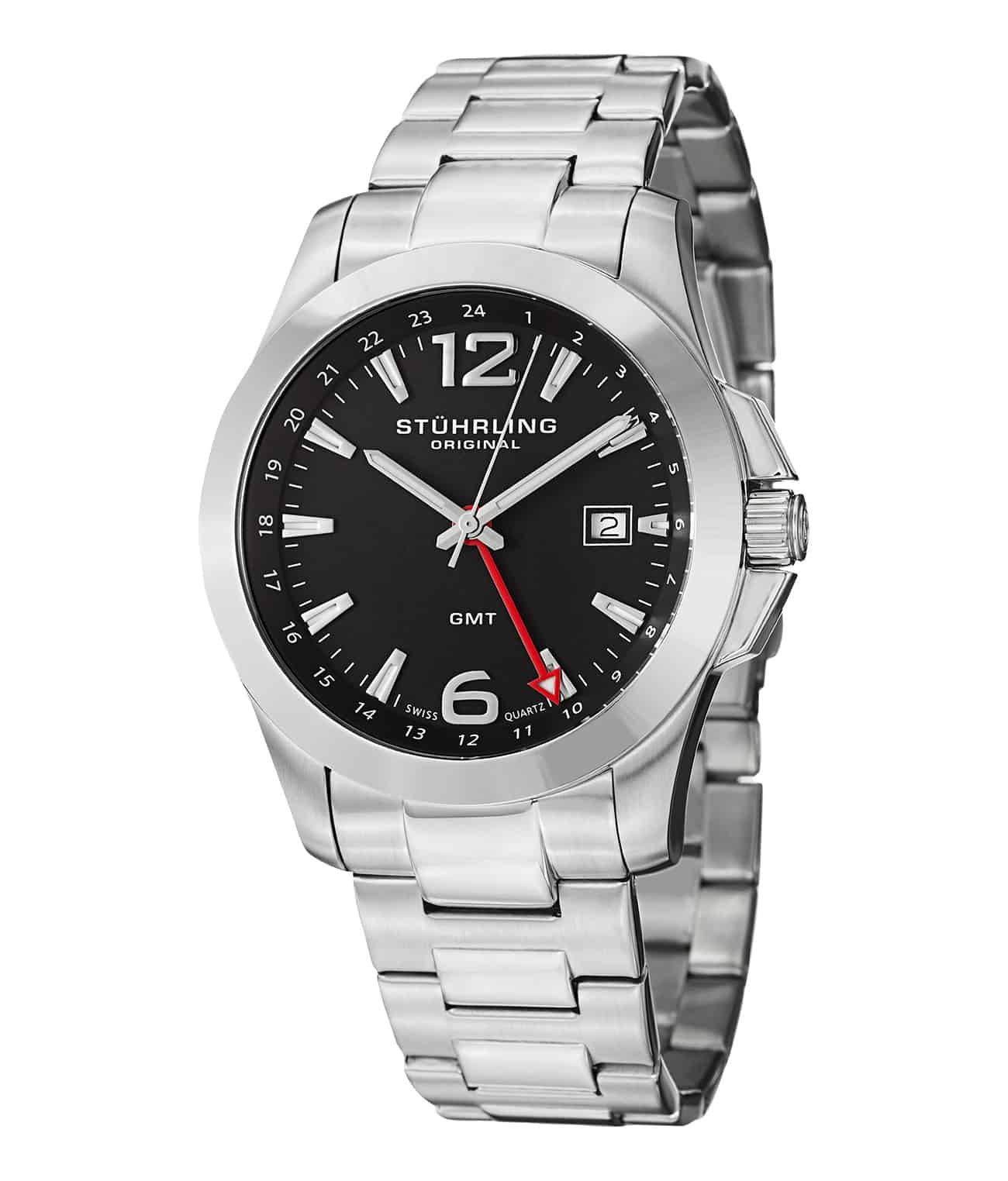Esprit GMT 532 Quartz 42mm Classic Men's Watch - Stylish Analog Watch with Date Display for Business, Travel & Everyday Wear