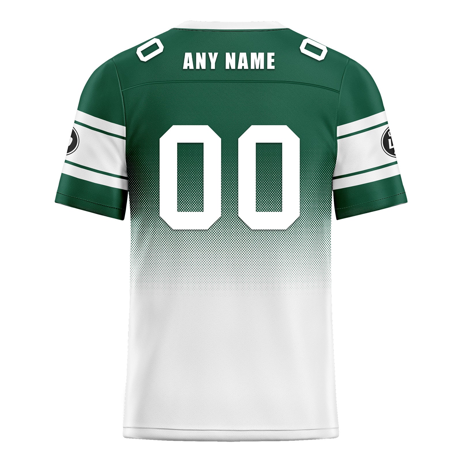 Custom Green & White New York Football Jersey and Hat Combo - Personalized NFL Fan Gear for Men & Women - Perfect for Game Day, Tailgating, and Sports Events