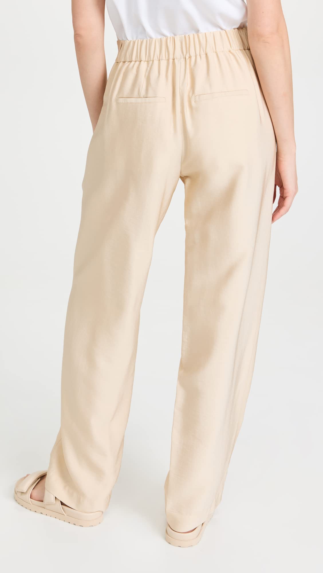 Vince Women's Straight Leg Pull On Pants - Comfortable Stretch Fabric for Work, Travel & Casual Wear | Premium Trousers for Office & Everyday Outfits