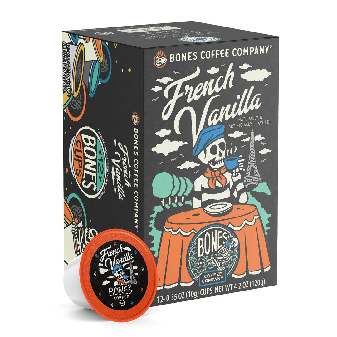 French Vanilla Scented Dog Treats - 12 Count Bones Cups for Small & Medium Dogs - Perfect for Training, Rewards & Dental Health