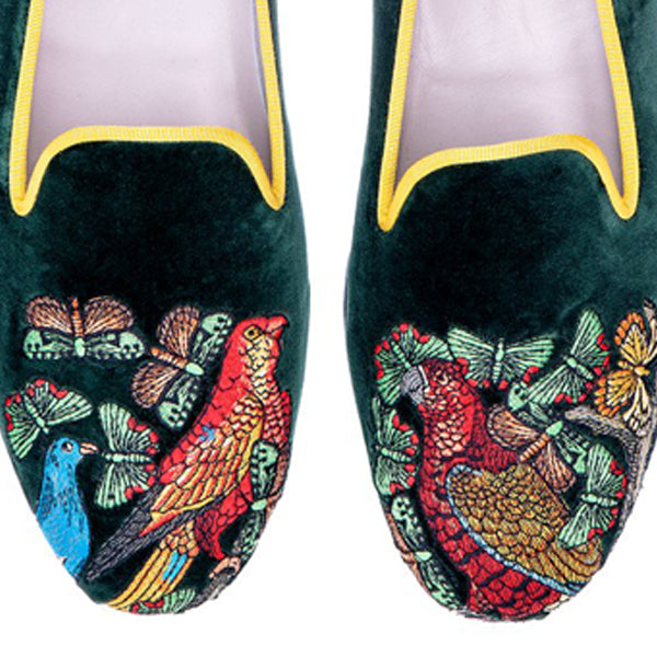 Audubon Velvet Slippers for Women - Cozy Indoor/Outdoor House Shoes with Memory Foam - Perfect for Relaxing at Home, Lounging & Running Errands