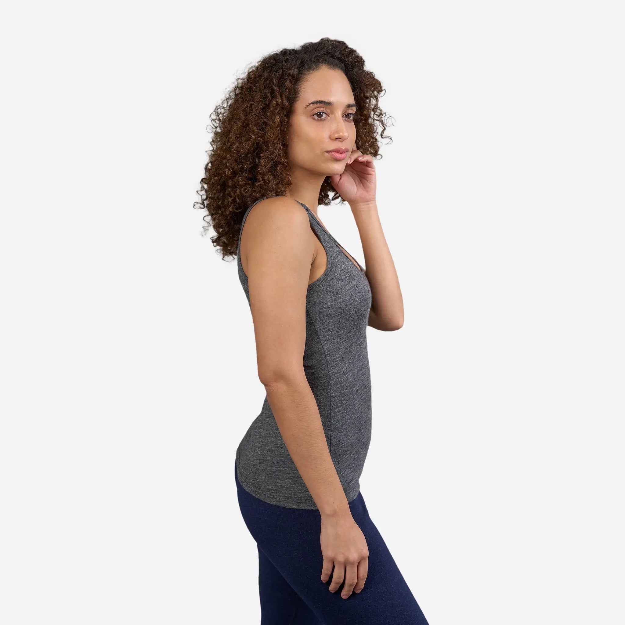Ultralight Women's Alpaca Wool Tank Top - 160 GSM Soft & Breathable Summer Layering Piece for Travel & Outdoor Activities