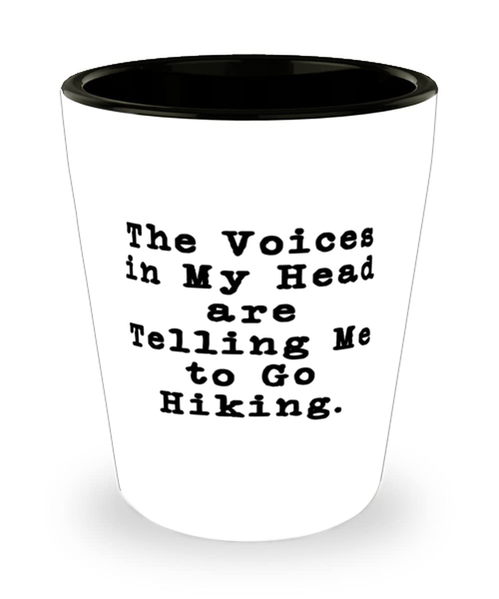 Hiking Shot Glass - Ceramic Camping Cup for Outdoor Enthusiasts | Perfect for Hiking, Camping & Gifts