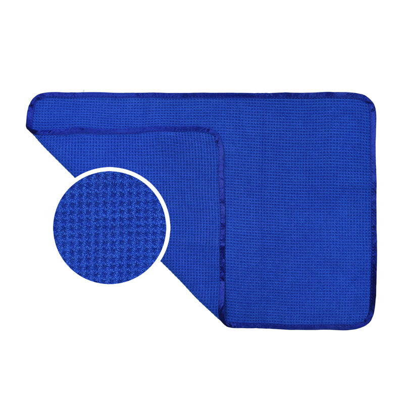 Premium Waffle Weave Microfiber Towel Set - 16x24 Inches, 380GSM, Ultra Absorbent & Quick Dry (Pack of 3) - Perfect for Gym, Spa, Beach & Bathroom Use