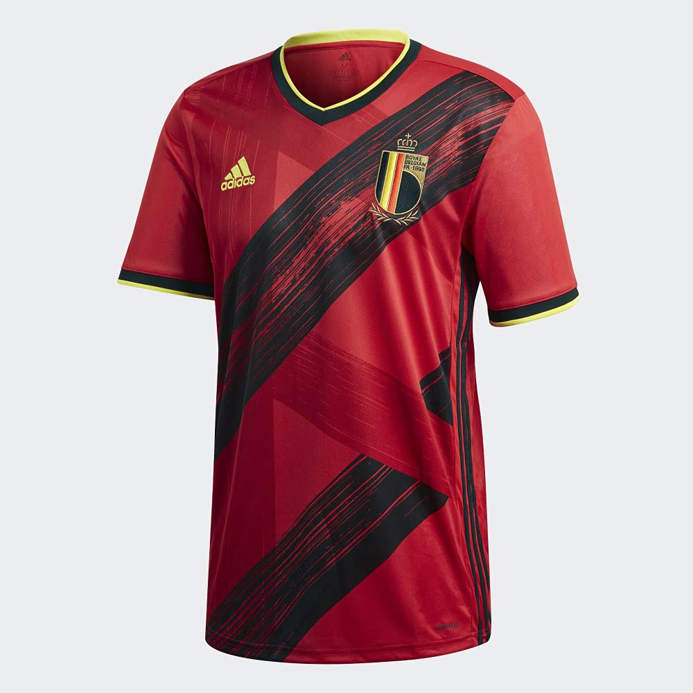 Adidas Men's Belgium Home Soccer Jersey 2023 - Authentic Football Shirt for Fans & Players - Perfect for Matchdays, Training & Casual Wear