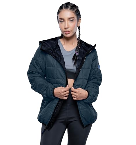 Ember Dark Blue Packable Puffer Jacket Women
