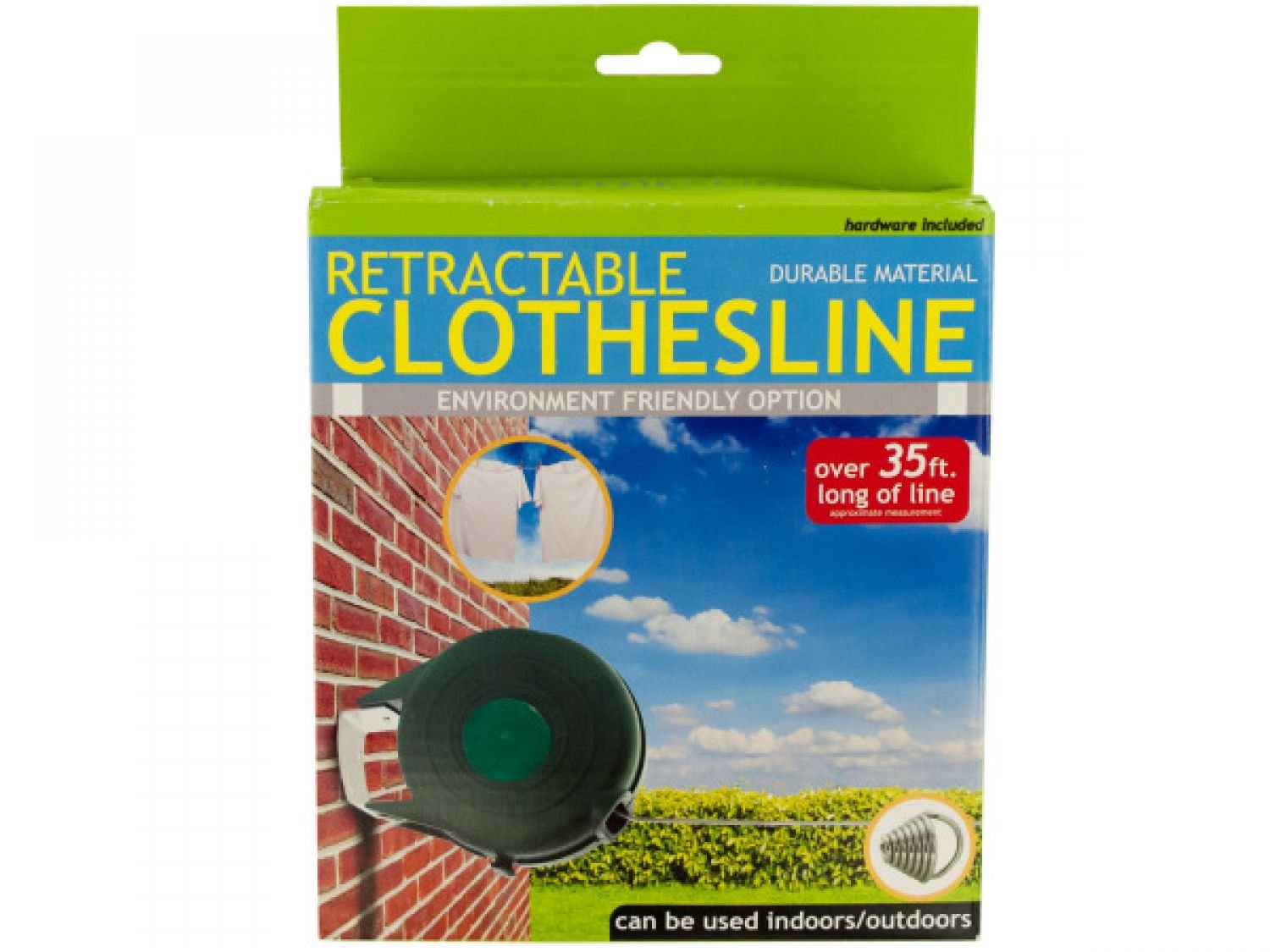 StarSun Depot Retractable Clothesline for Indoor & Outdoor Use - 3 Pack | Durable Laundry Drying Rack for Small Spaces, Apartments, Balcony & Travel | Household & Laundry Essentials