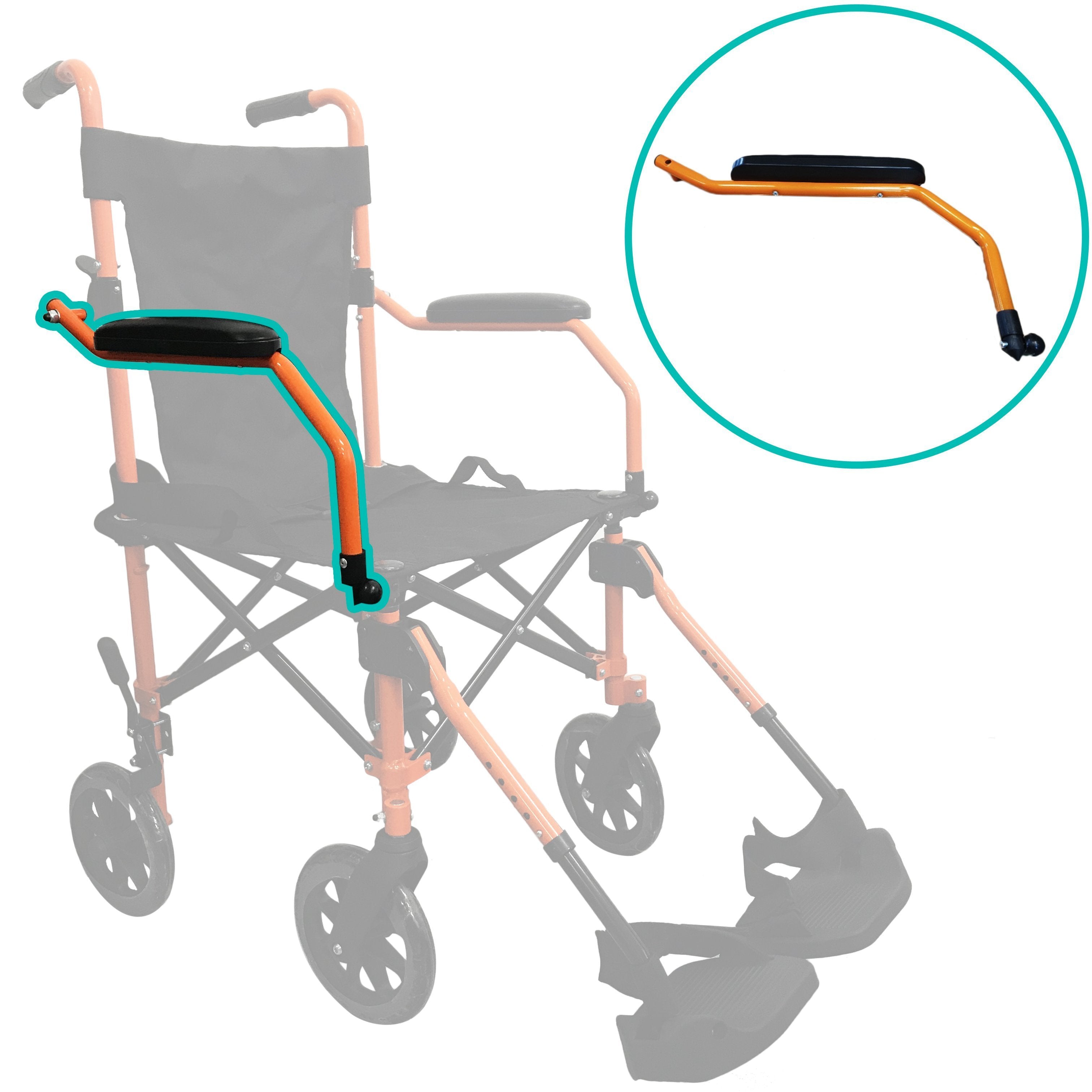 HappyWheels Travel Chair Replacement Parts - Durable Accessories for Outdoor Camping & Beach Chairs - Perfect for Repairing Folding Chairs