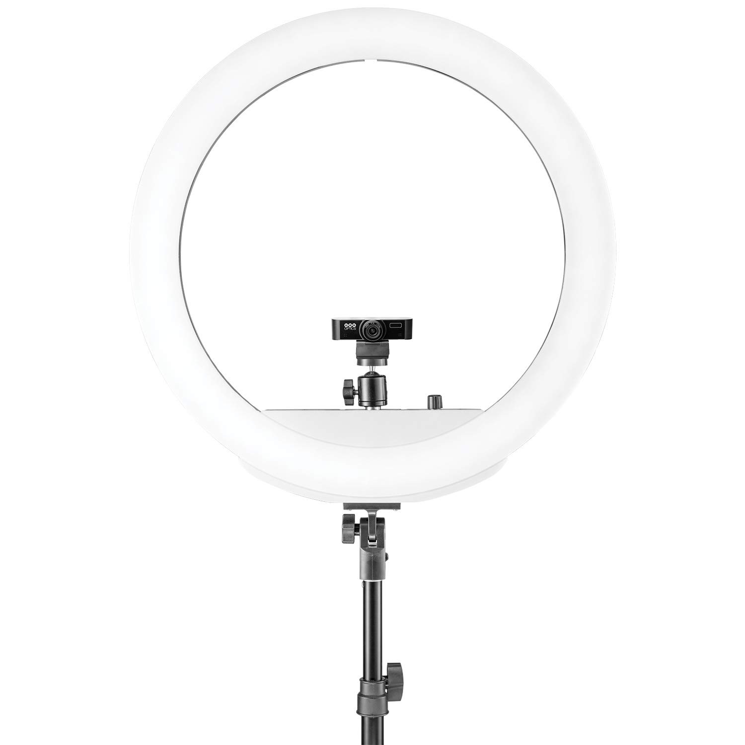 Westcott 18-Inch Bi-Color LED Ring Light Kit with Batteries & Adjustable Stand - Perfect for Photography, Videography, YouTube Videos, and Live Streaming