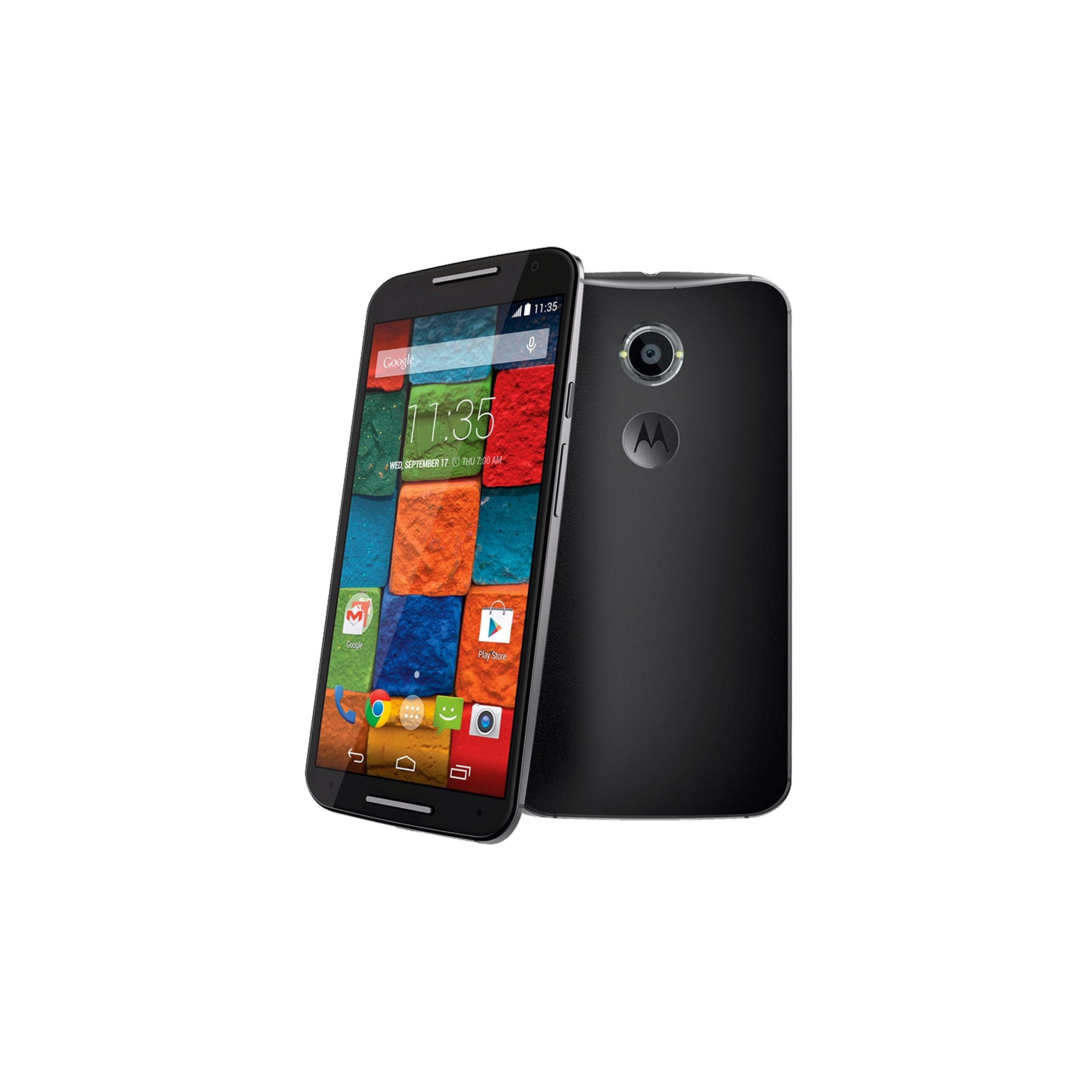 Motorola Moto X (2nd Gen) 4G LTE Smartphone - Black | Unlocked GSM Android Phone for AT&T, T-Mobile | Perfect for Business & Travel