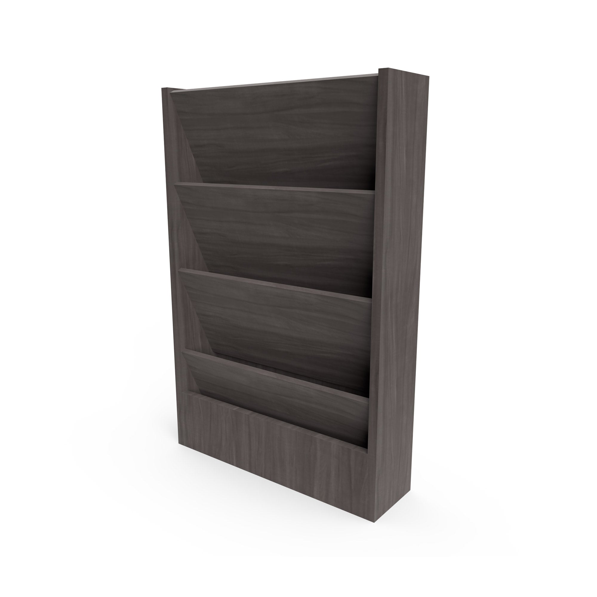 Wall Mounted Magazine Rack - Modern Metal Organizer for Books, Newspapers & Mail - Perfect for Living Room, Office & Entryway Storage