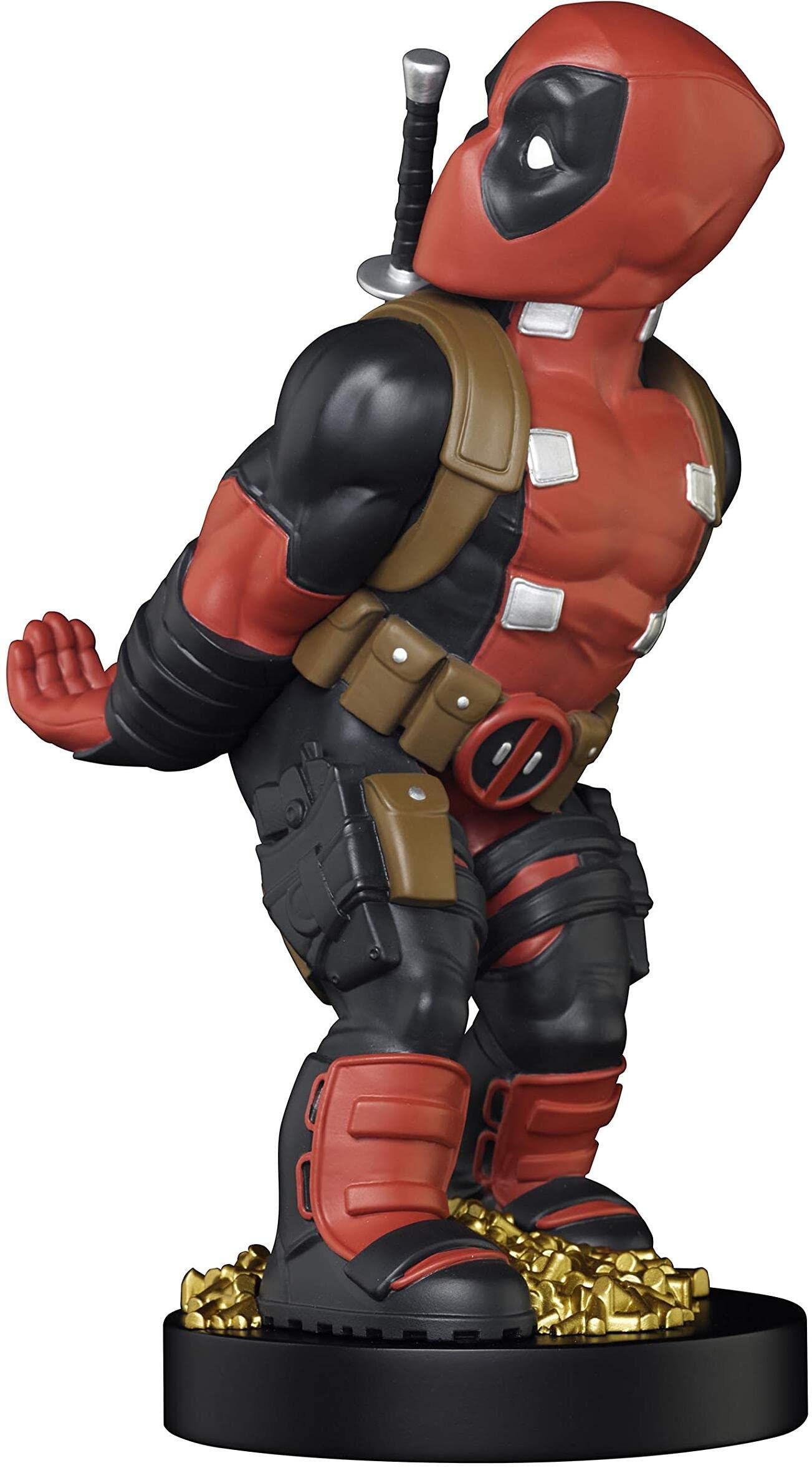 Original Deadpool Gaming Controller & Phone Holder - Officially Licensed Marvel Cable Guys Stand for PS5, Xbox & Mobile Devices - Perfect for Gaming Setups & Desk Organization