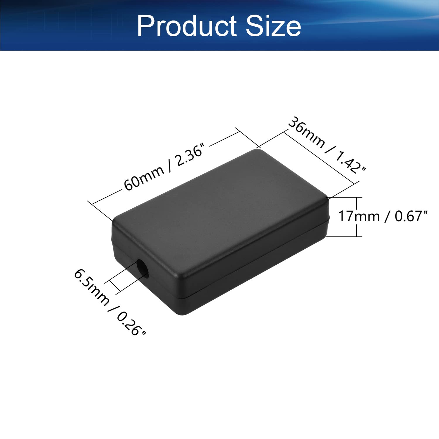 ABS Plastic Dustproof Junction Box 2.36