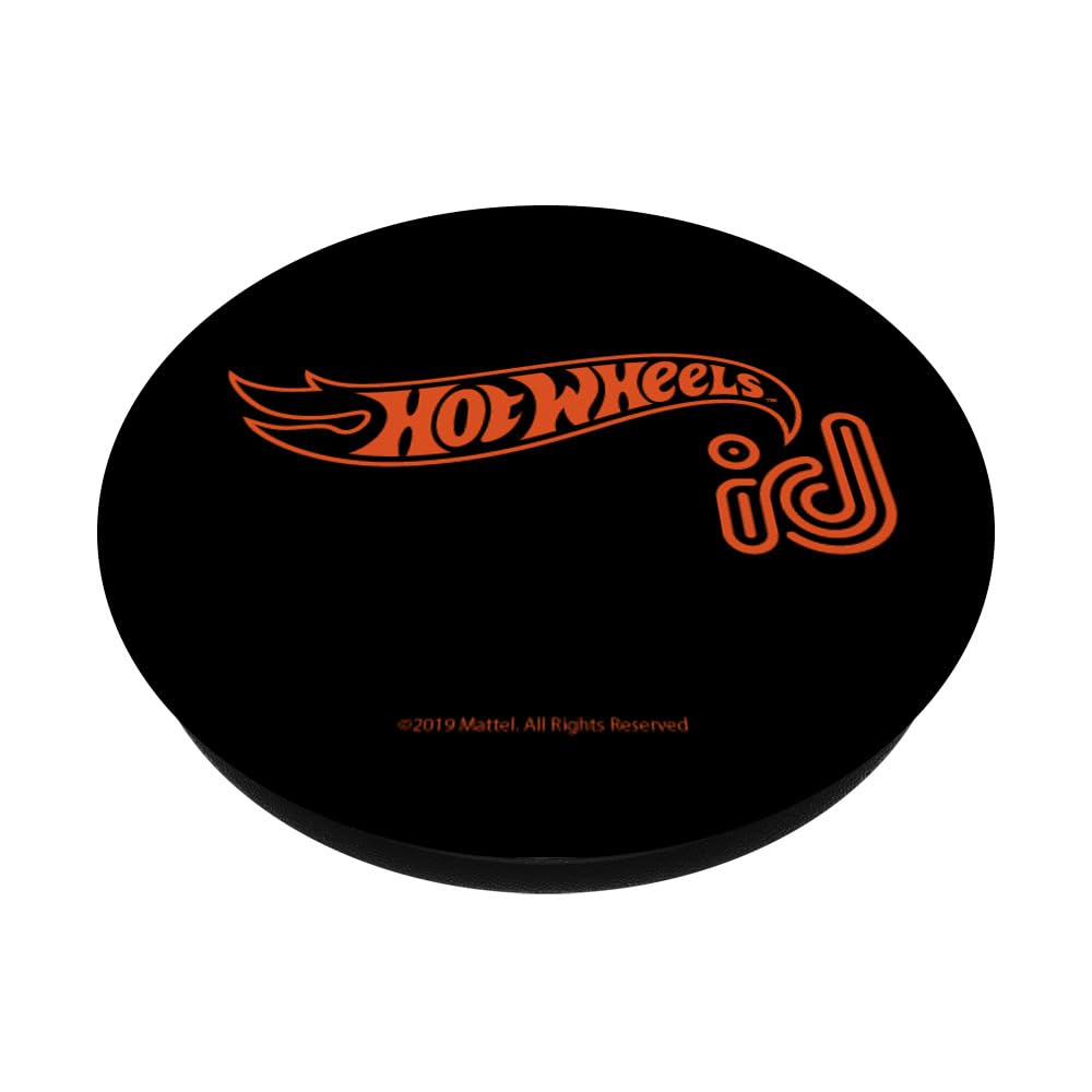 Hot Wheels ID Orange Logo PopSockets Standard PopGrip - Swappable Phone Grip & Stand for Smartphones - Perfect for Gaming, Selfies, and Everyday Use
