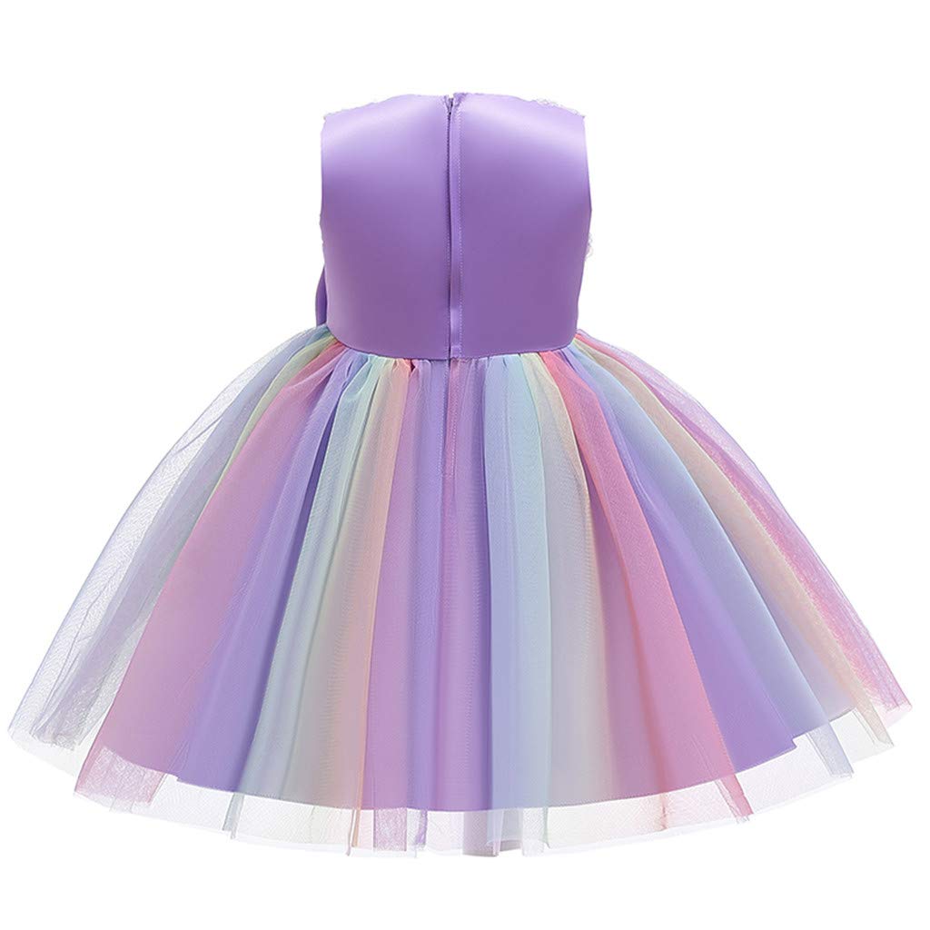 Elegant Floral Princess Dress for Girls - Birthday, Wedding, Pageant & Bridesmaid Party Gown | Perfect for Special Occasions & Photo Shoots