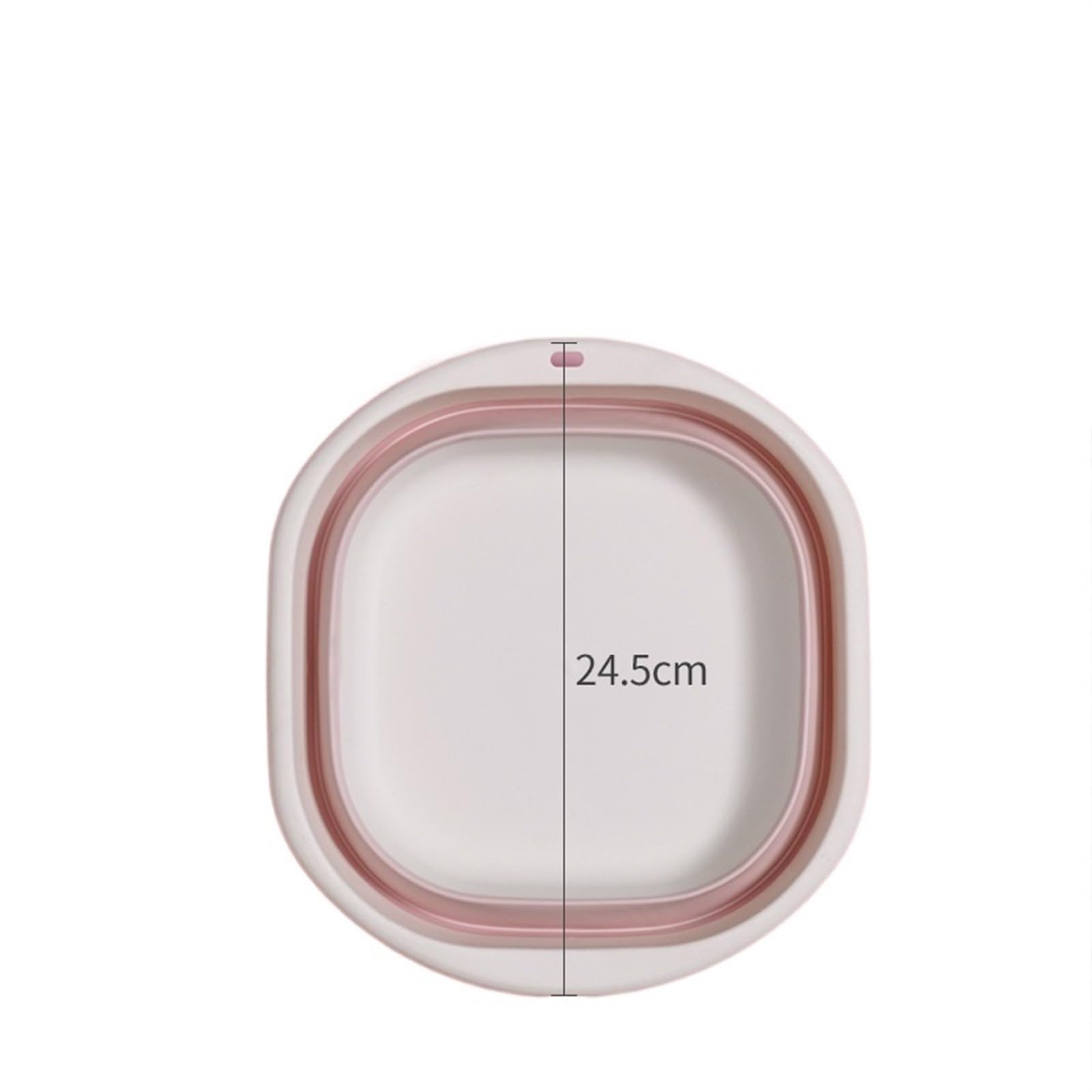 Collapsible Foldable Laundry Tub - Large Portable Wash Basin for Bathroom, Camping & Travel - Pink Collapsible Washtub with Handle, Space-Saving Storage - Perfect for Washing Clothes, Dishes, Pets & Outdoor Use