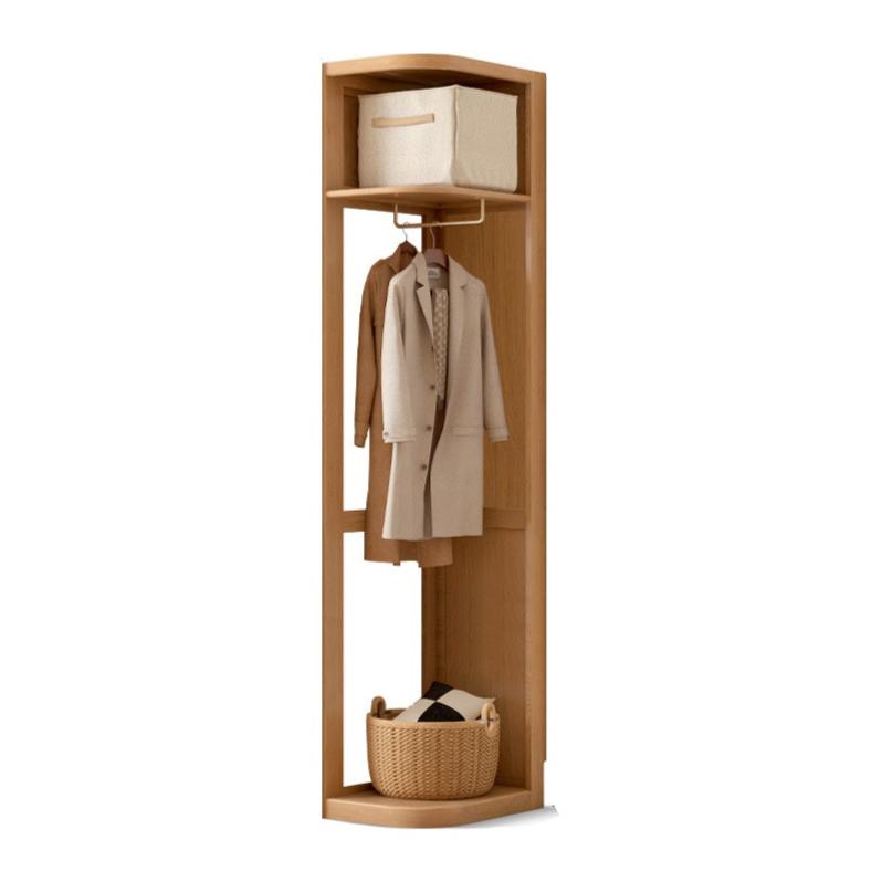 15.7x24.4x86.6 inch / 40x62x220 cm / natural wood color / Oak right corner cabinet