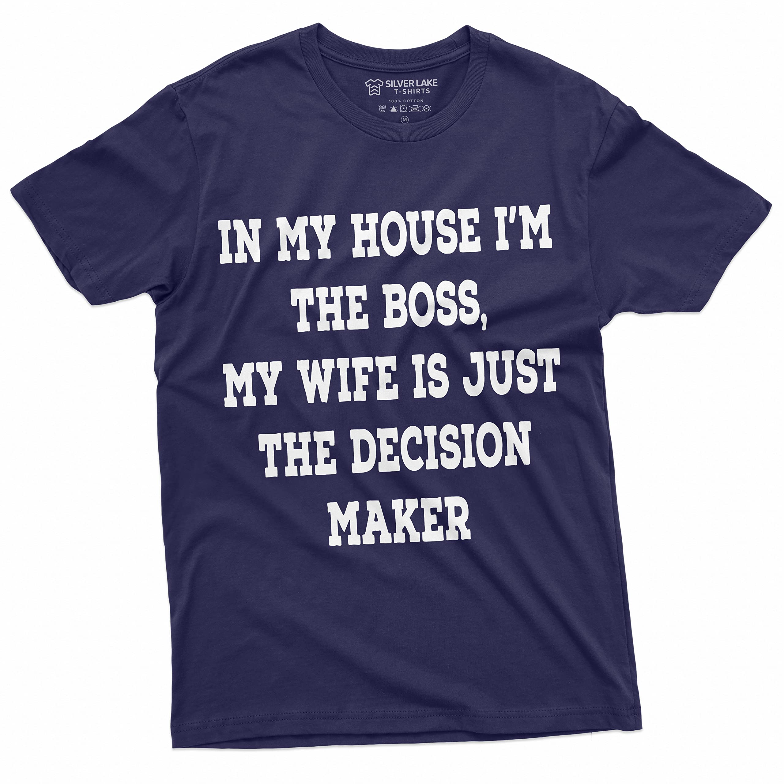 Funny 'I Am The Boss' T-Shirt for Men - Cool Husband Gift Idea for Birthday & Anniversary - Perfect for Casual Wear, Office Humor & Couples Gifts