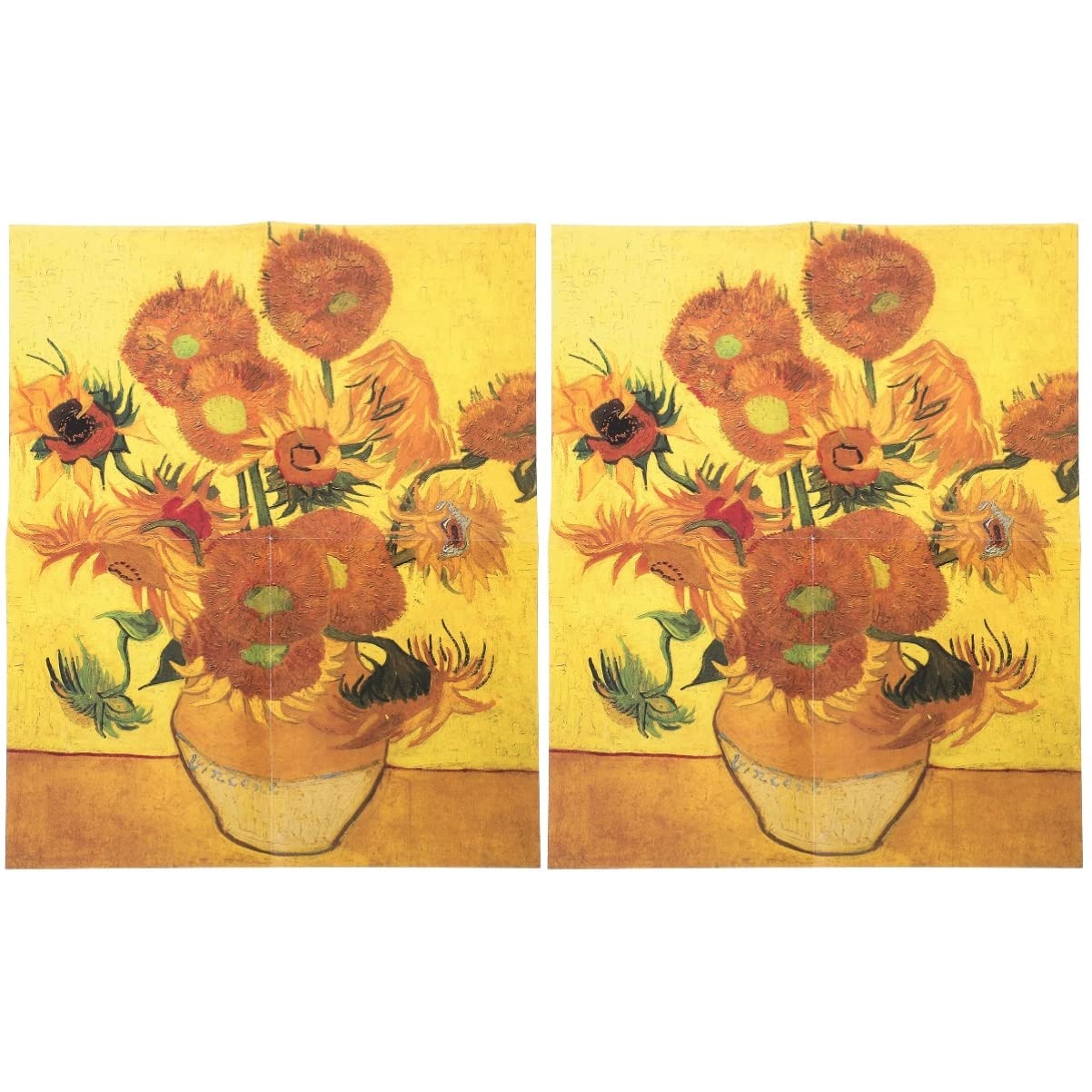 2-Piece Sunflower Jigsaw Puzzle Set - 1000 Pieces Family Matching Game for Kids & Adults | Cognitive Learning Toy | Perfect for Family Game Night & Educational Playtime