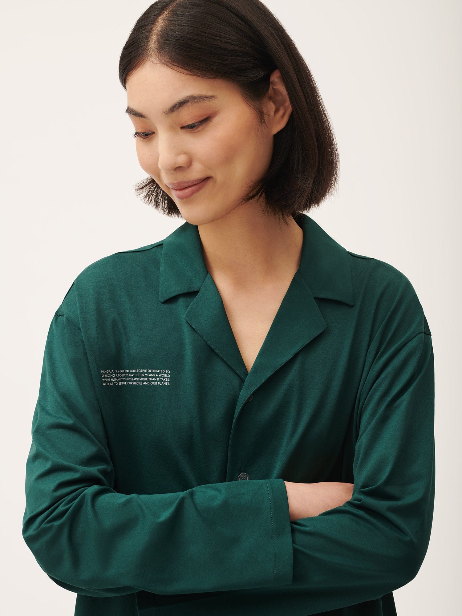 Women's 365 Lightweight Long Sleeve Pajama Set - Soft Comfortable Sleepwear, Foliage Green - Perfect for Relaxing at Home, Lounging & Nighttime Comfort