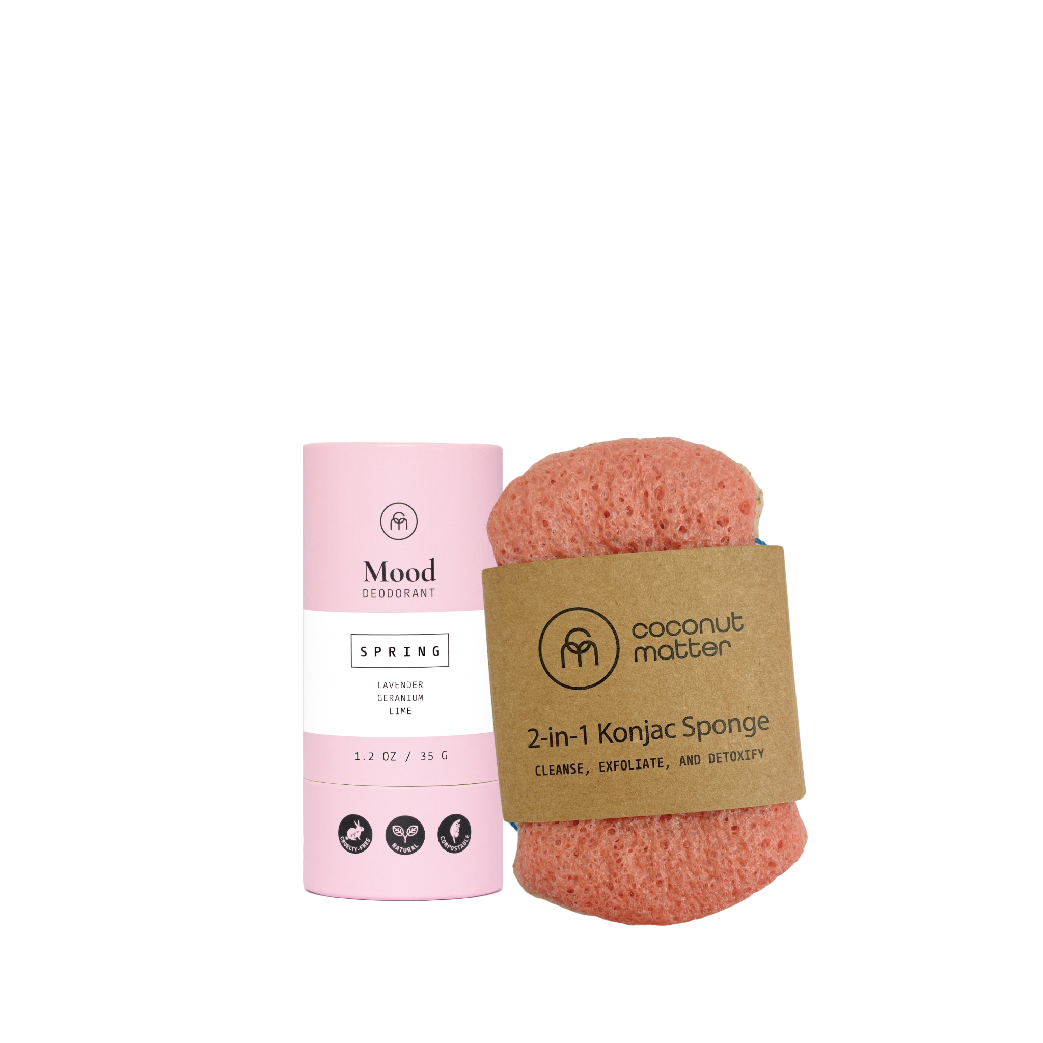 Organic Natural Deodorant Starter Kit for Women & Men - Aluminum Free, Vegan, Cruelty-Free - Fresh Scent for Daily Use at Home, Work & Gym