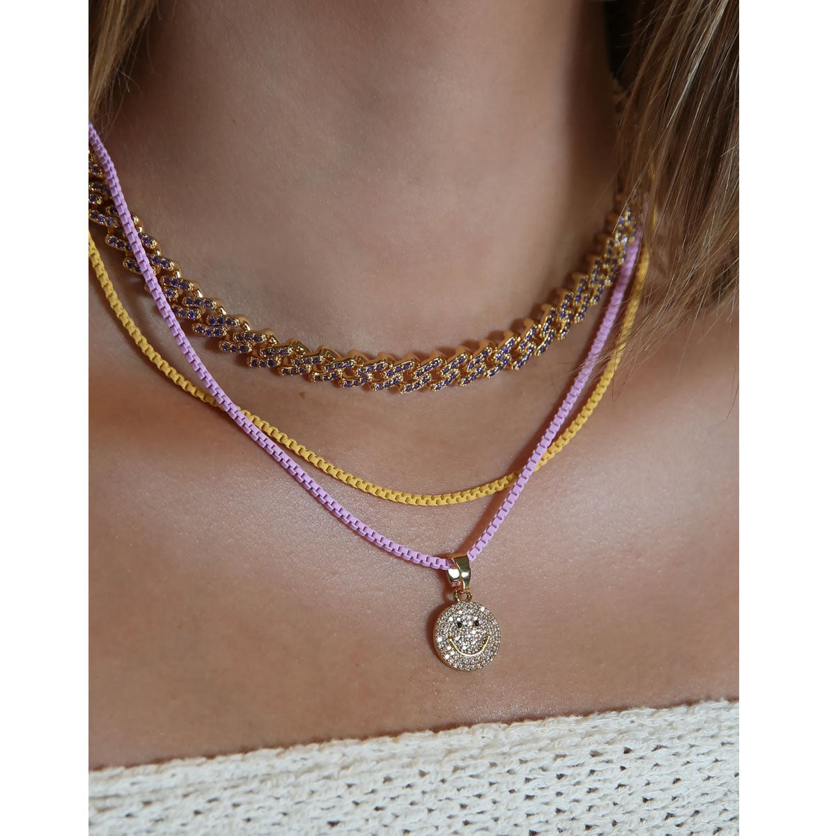 Ms Vaxxine Golden Pendant Necklace - Elegant & Stylish Jewelry for Women, Perfect for Parties, Weddings & Everyday Wear