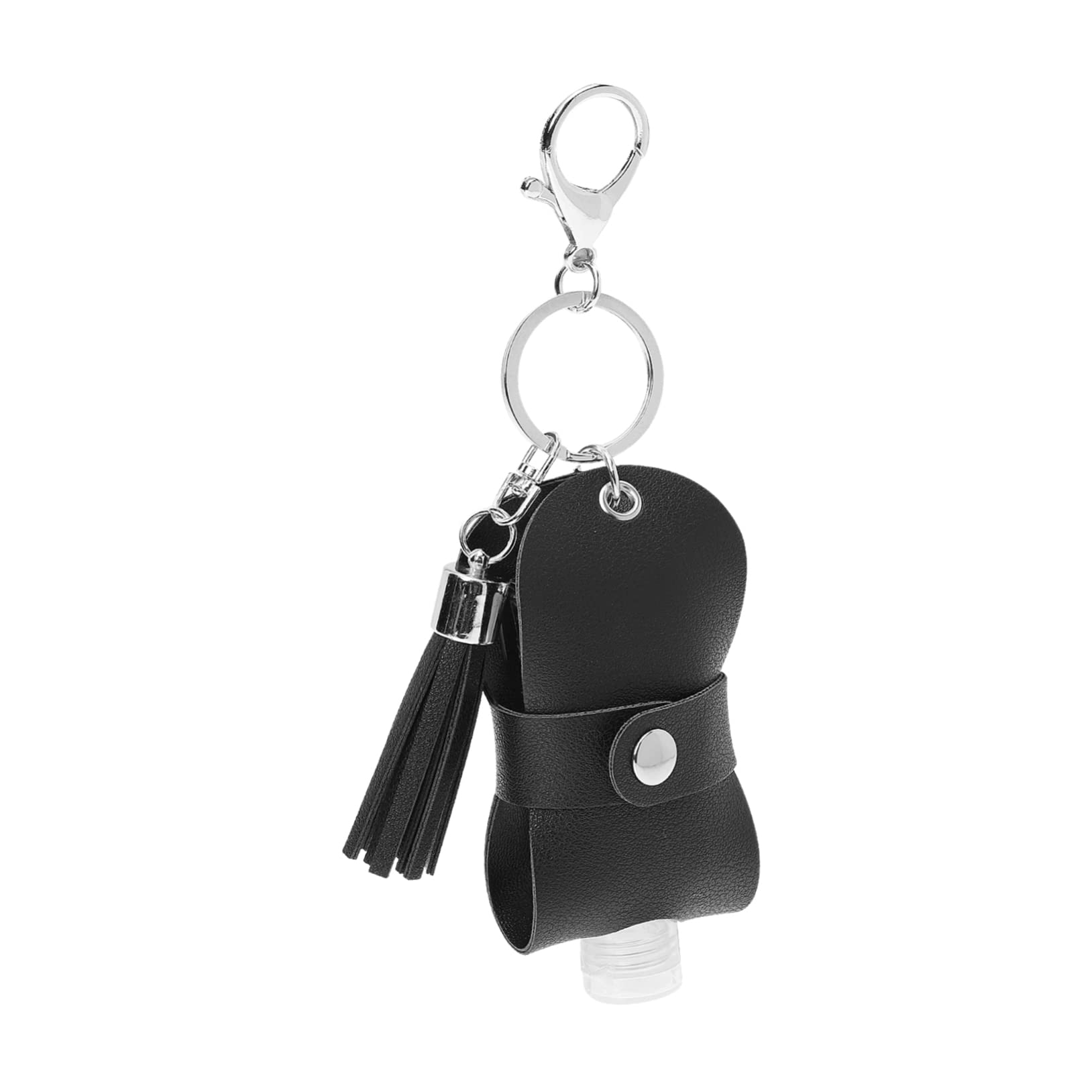 FOMIYES Travel Perfume Bottle Keychain - Portable Leak-Proof Mini Liquid Holder with Hand Key for Women & Men - Perfect for Gym, Office, and On-the-Go Fragrance Storage