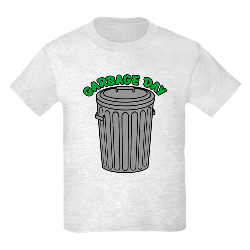 Garbage Day Trash Can Kids T-Shirt - Funny Graphic Tee for Boys & Girls - Perfect for School, Parties & Recycling Awareness