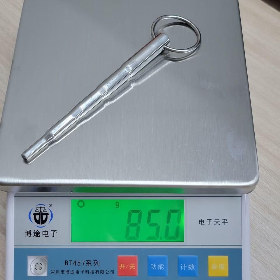 Stainless Steel Urethral Dilator Plug for Men - Penis Stretcher Sounding Toy with Smooth Design for BDSM & Sensual Play - Perfect for Advanced Pleasure and Urethral Training