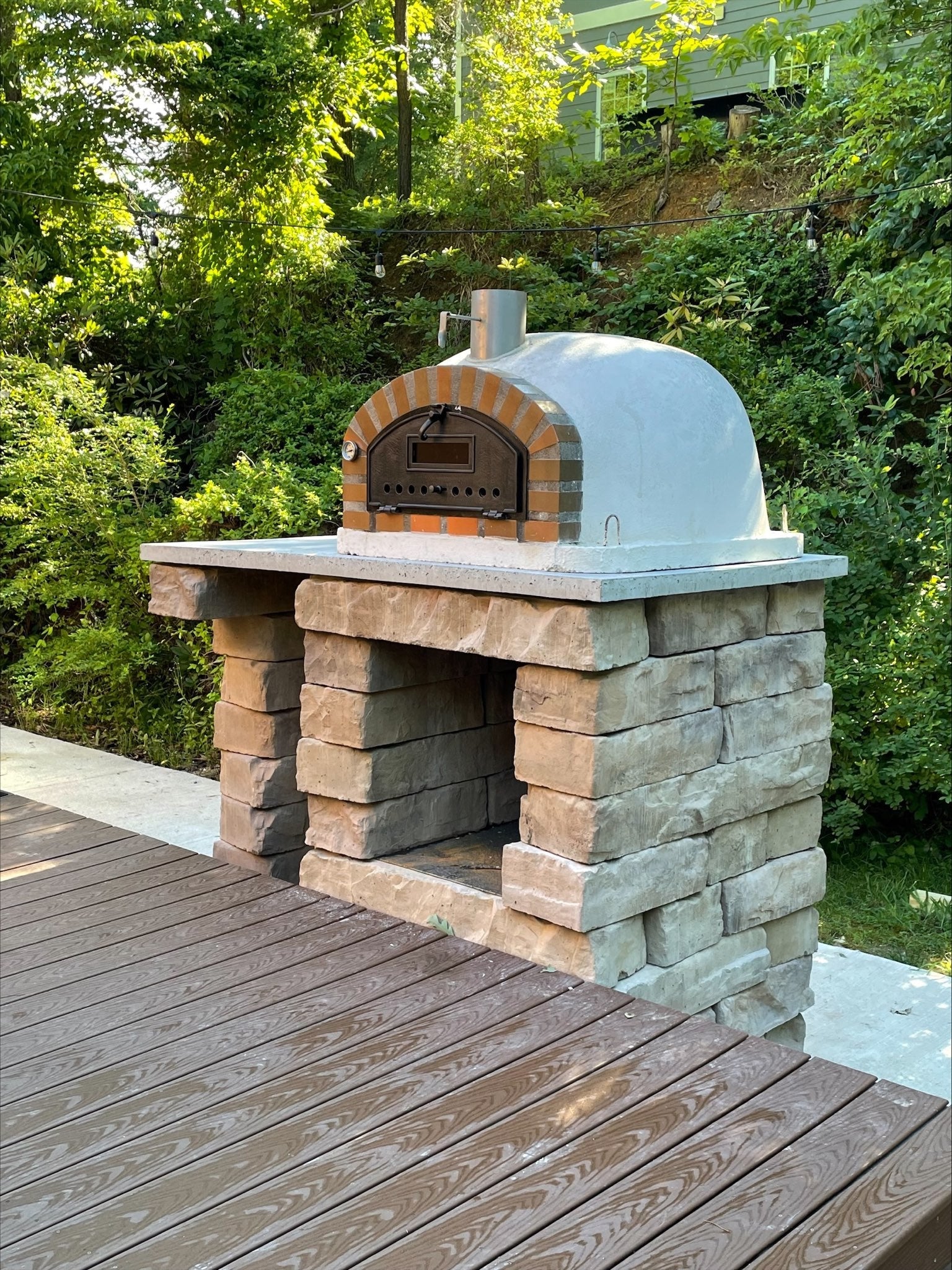 Premium Rustic Arch Pizzaioli Hybrid Pizza Oven - Outdoor Wood & Gas Pizza Maker for Backyard, Patio, and Garden Cooking | Perfect for Italian Pizza, Bread, and Roasting