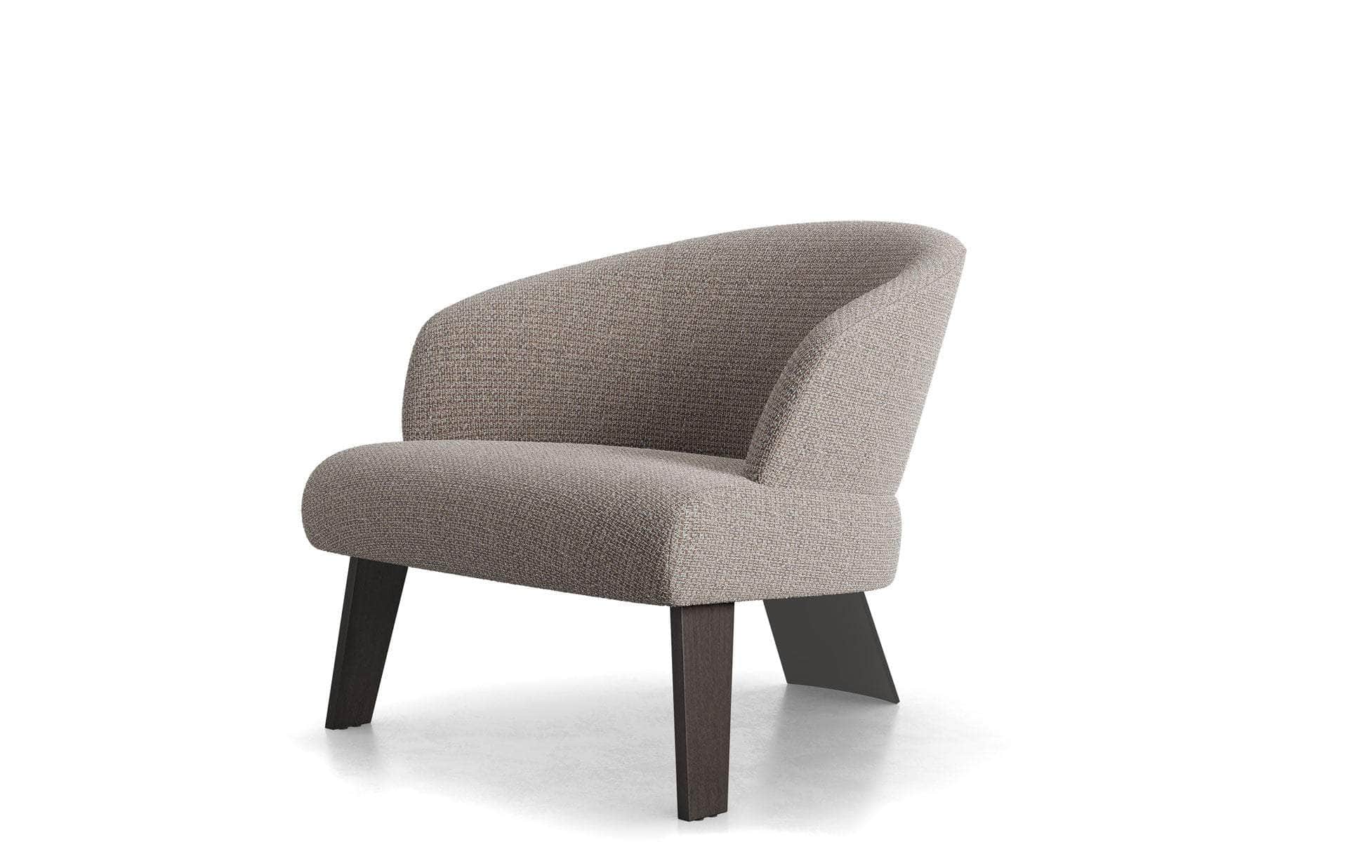 Thayer Accent Lounge Chair - Modern Maplewood Frame with Premium Italian Fabric - Perfect for Living Room, Bedroom, or Office Decor
