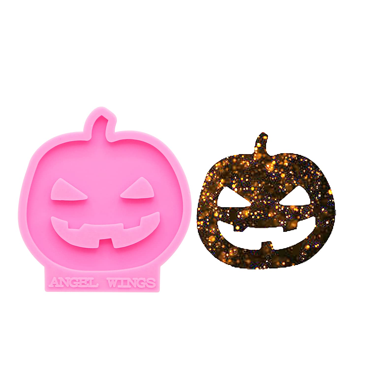 Halloween Pumpkin Silicone Molds - Set of 6 for Baking Cookies, Chocolate, Candy, Ice Cream & Fondant - Reusable DIY Cake Decorating Tools for Cupcakes, Pudding & Dessert Toppers - Perfect for Halloween Parties & Holiday Baking