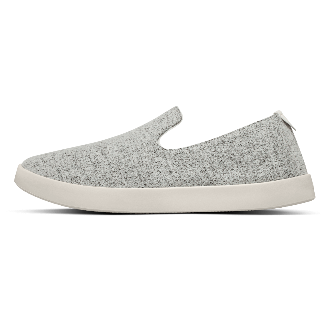 Premium Men's Wool Slippers - Soft & Comfortable House Shoes for Relaxing at Home, Dapple Grey with Cream Sole - Cozy Winter Indoor & Outdoor Lounge Wear