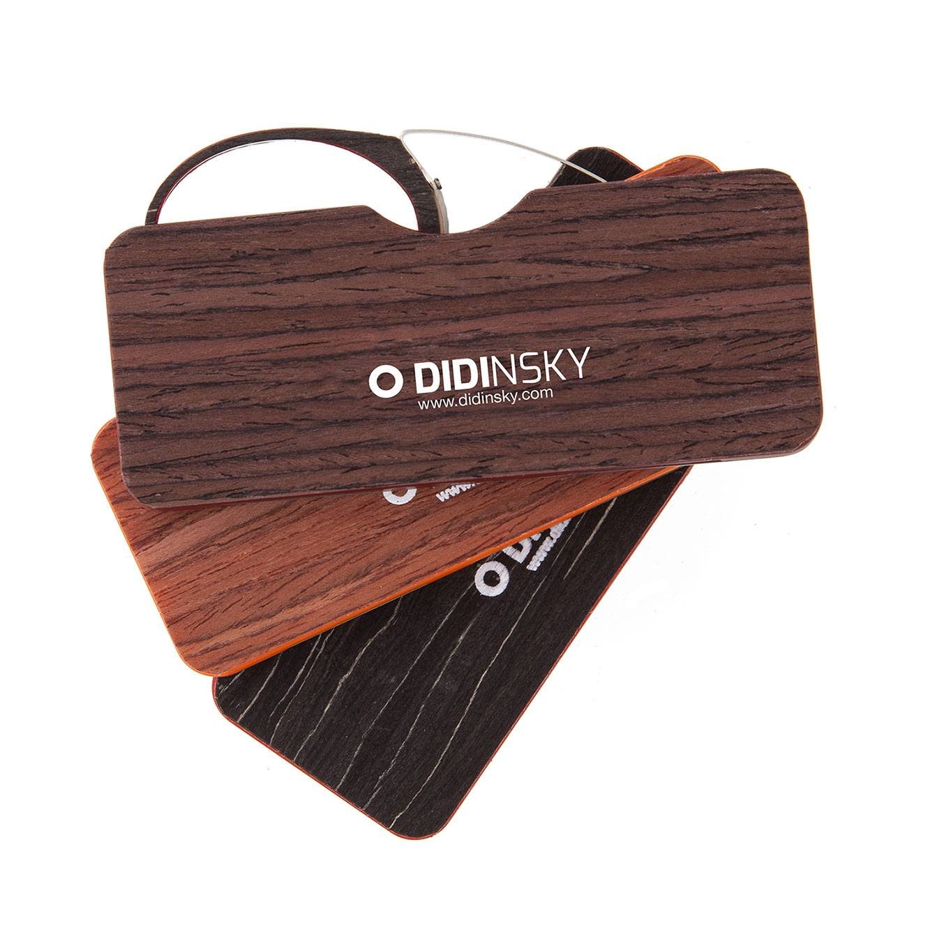 Stylish Wooden Armless Magnifying Reading Glasses for Men & Women - Perfect for Reading, Crafts & Close Work Tasks