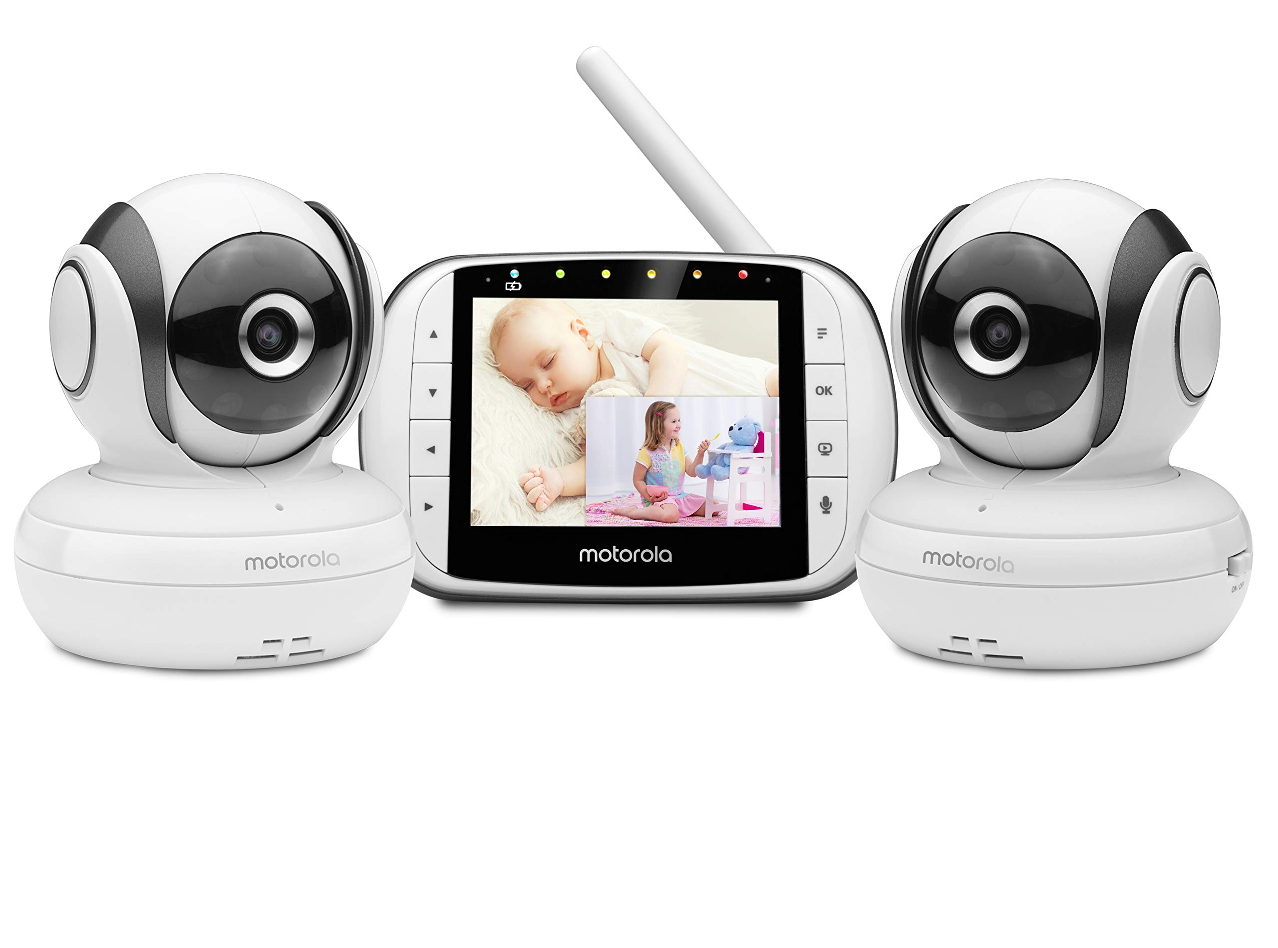 Motorola MBP36S-2 Video Baby Monitor with Two Cameras - 3.5