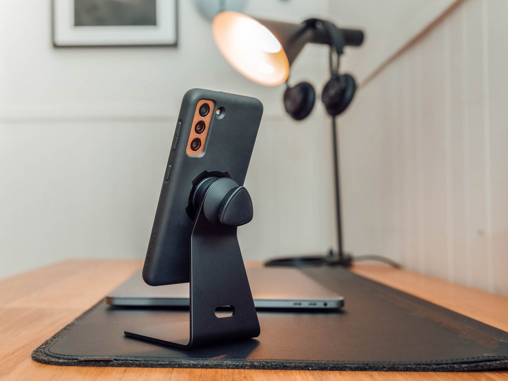 Ergonomic Home & Office Desk Mount - Adjustable Monitor Stand for Computer Screens | Perfect for Workstations, Gaming Setups & Home Offices