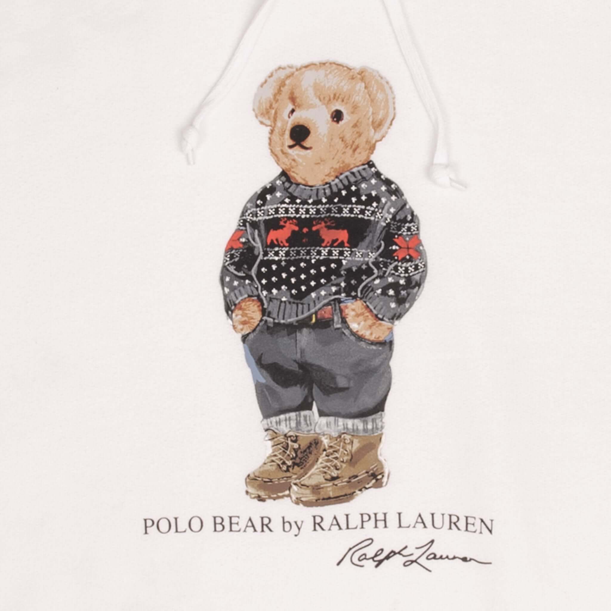 RALPH LAUREN Polo Bear Women's Hoodie Sweatshirt - Medium Size | Cozy Pullover for Casual Wear, Street Style & Winter Fashion