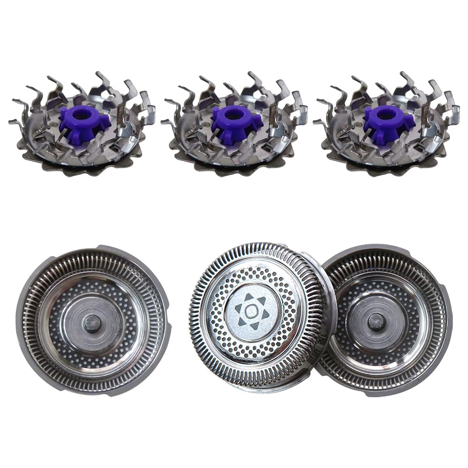 3-Pack Replacement Shaver Heads Blades SH98 for Philips Series 9000 Prestige SP9861 Electric Razor - Perfect for Travel, Home & Daily Grooming